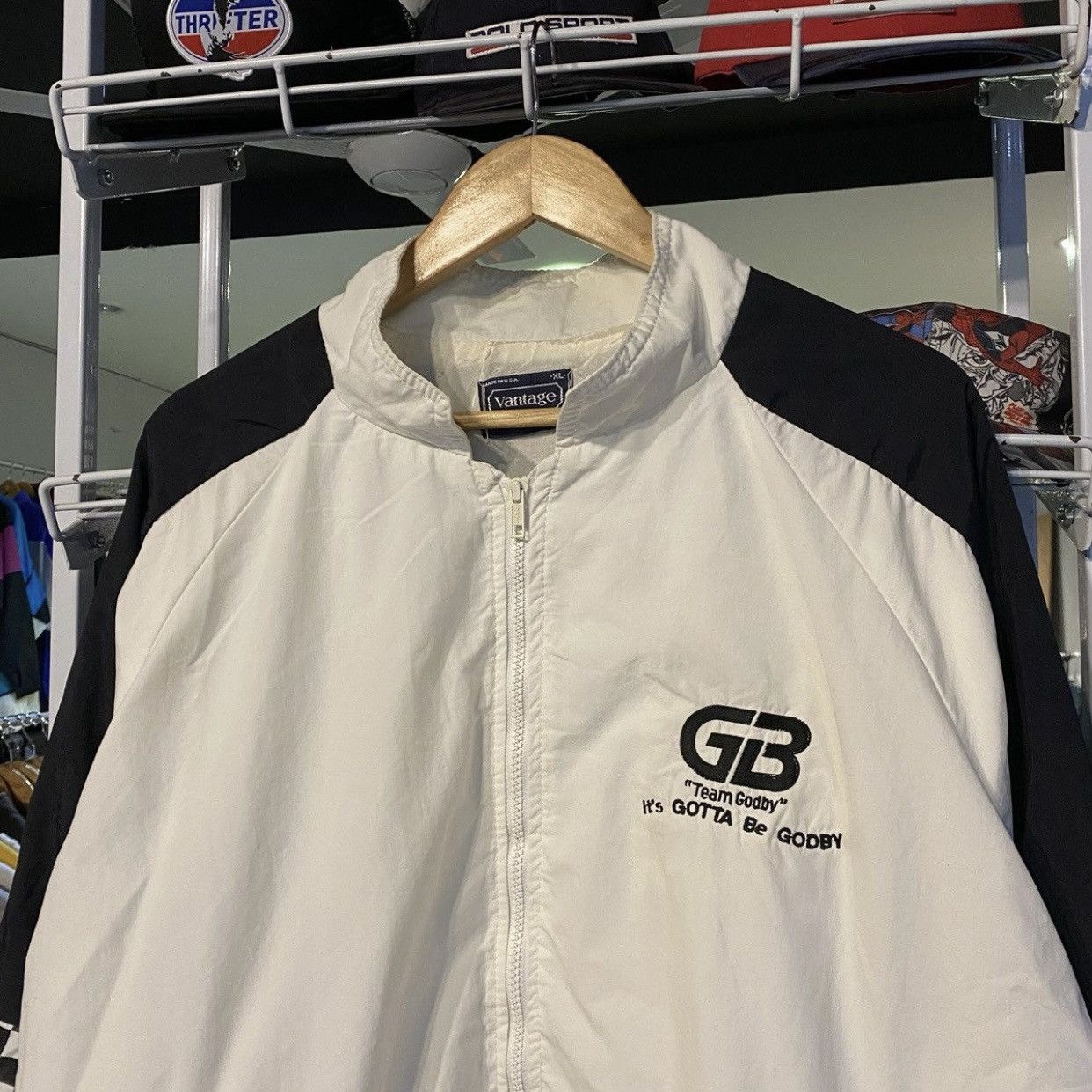 Vintage VINTAGE TEAM GODBY GRAND PRIX RACING MADE IN USA JACKETS Size US XL / EU 56 / 4 - 7 Thumbnail
