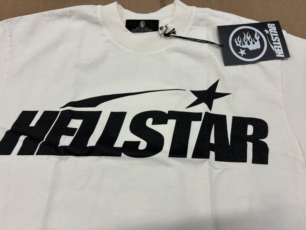 Hellstar classic tee t-shirt white size medium NEW