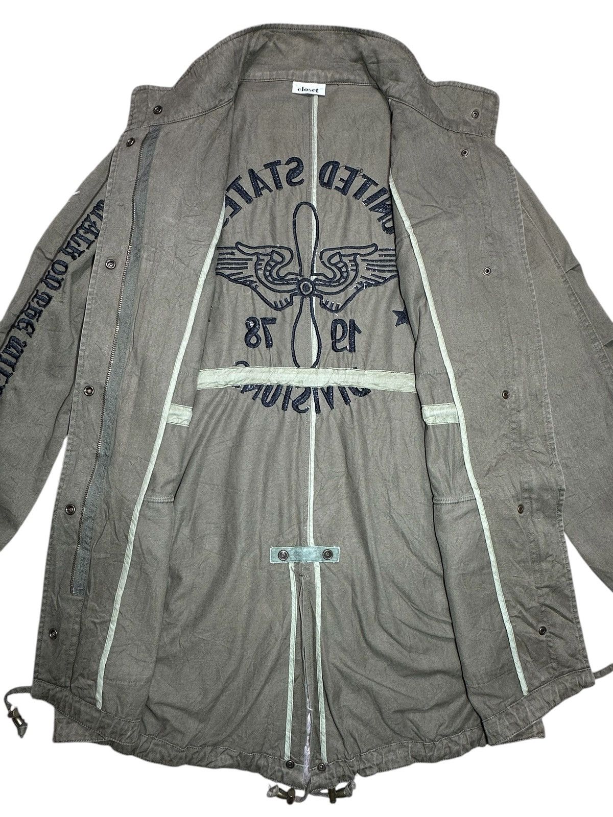 Vintage Closet parka jacket featuring military-style Size US L / EU 52-54 / 3 - 3 Thumbnail