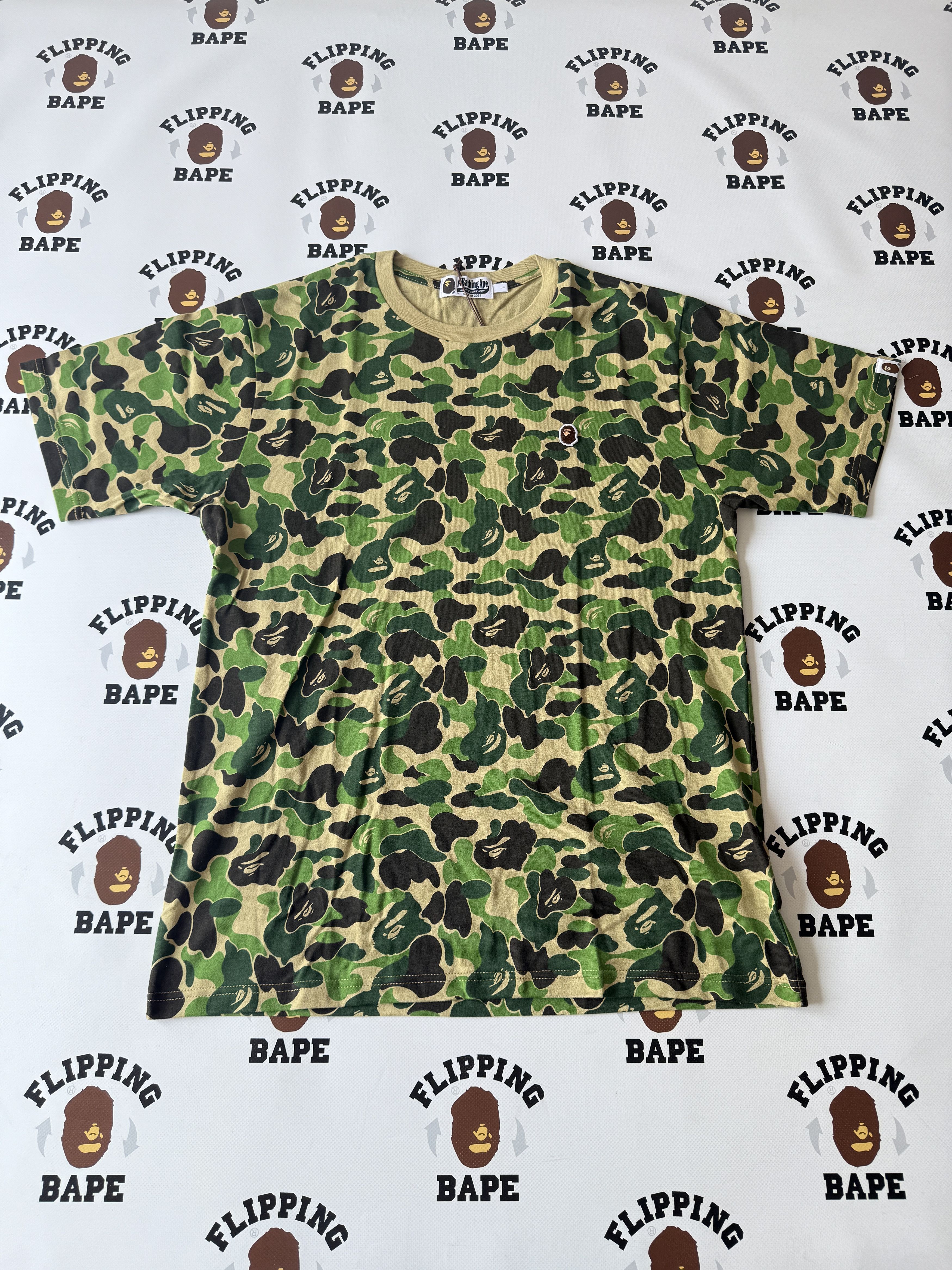 BAPE ABC CAMO APE HEAD ONE POINT TEE