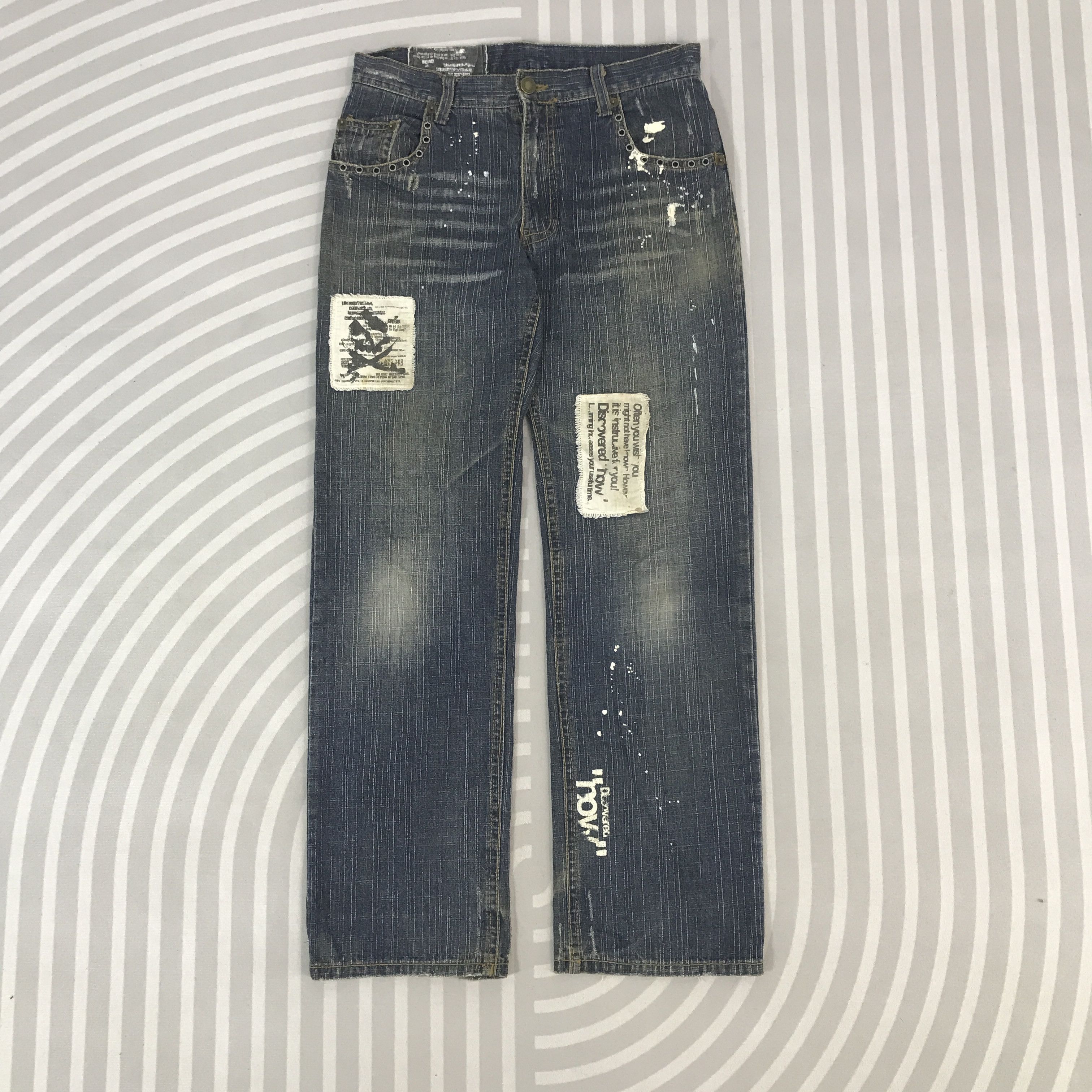 Japanese Brand Vintage Gri Gri Japan design ifsixwasnine denimJeans Size US 32 / EU 48 - 1 Thumbnail