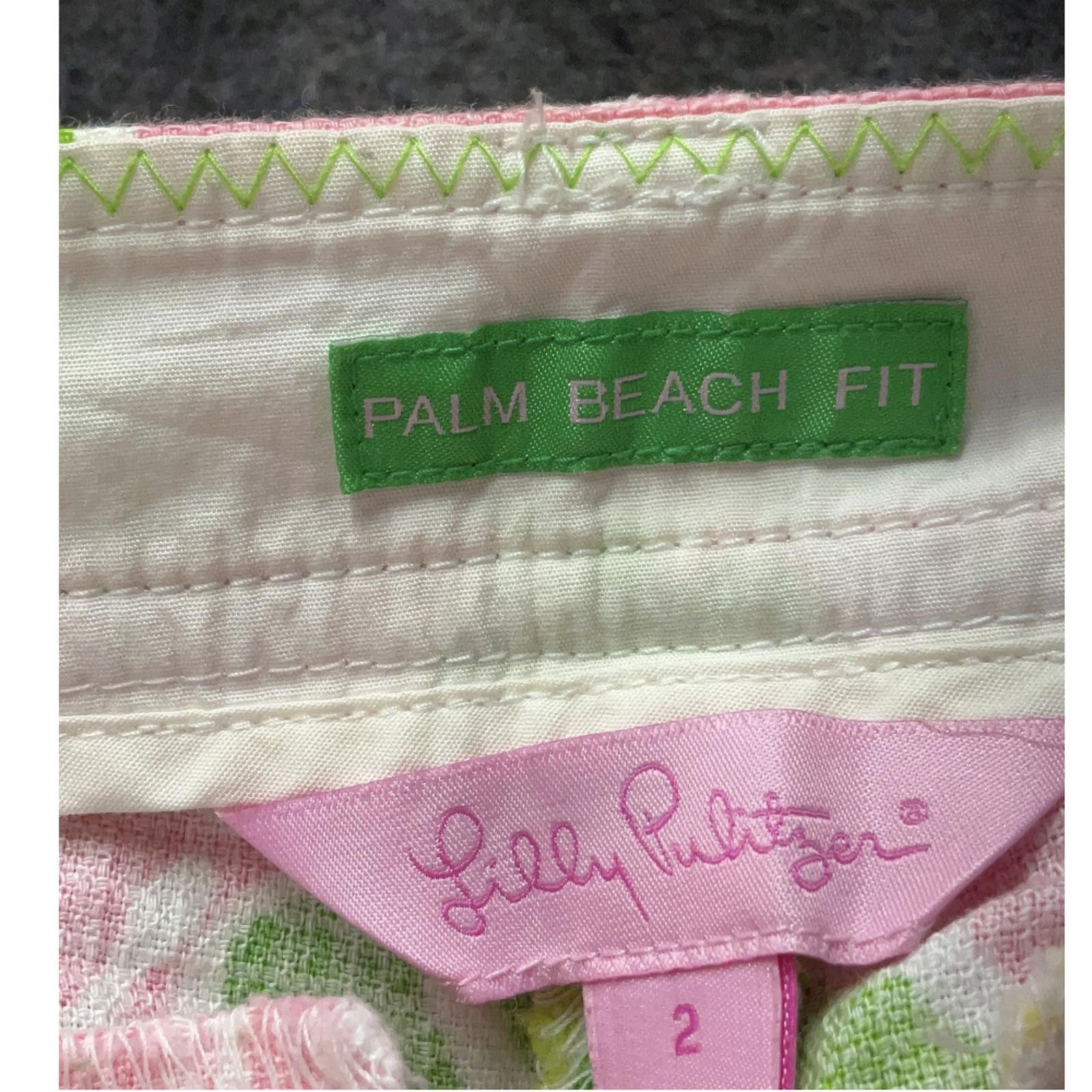 Other Lilly Pulitzer Size 2 Tropical Print Palm Beach Fit Shorts Size 26" / US 2 / IT 38 - 3 Thumbnail