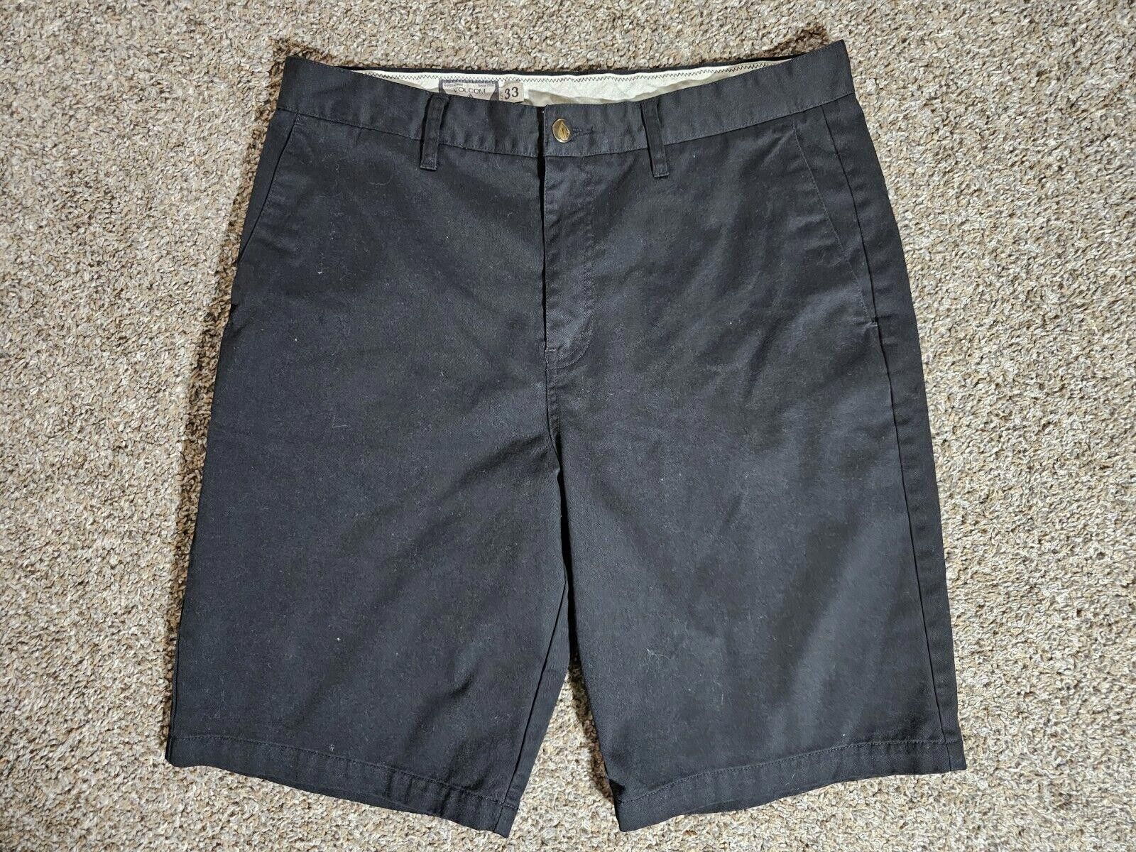 Volcom Volcom Men's Corpo Class Black Logo Shorts Sz 33 Size US 33 - 1 Thumbnail