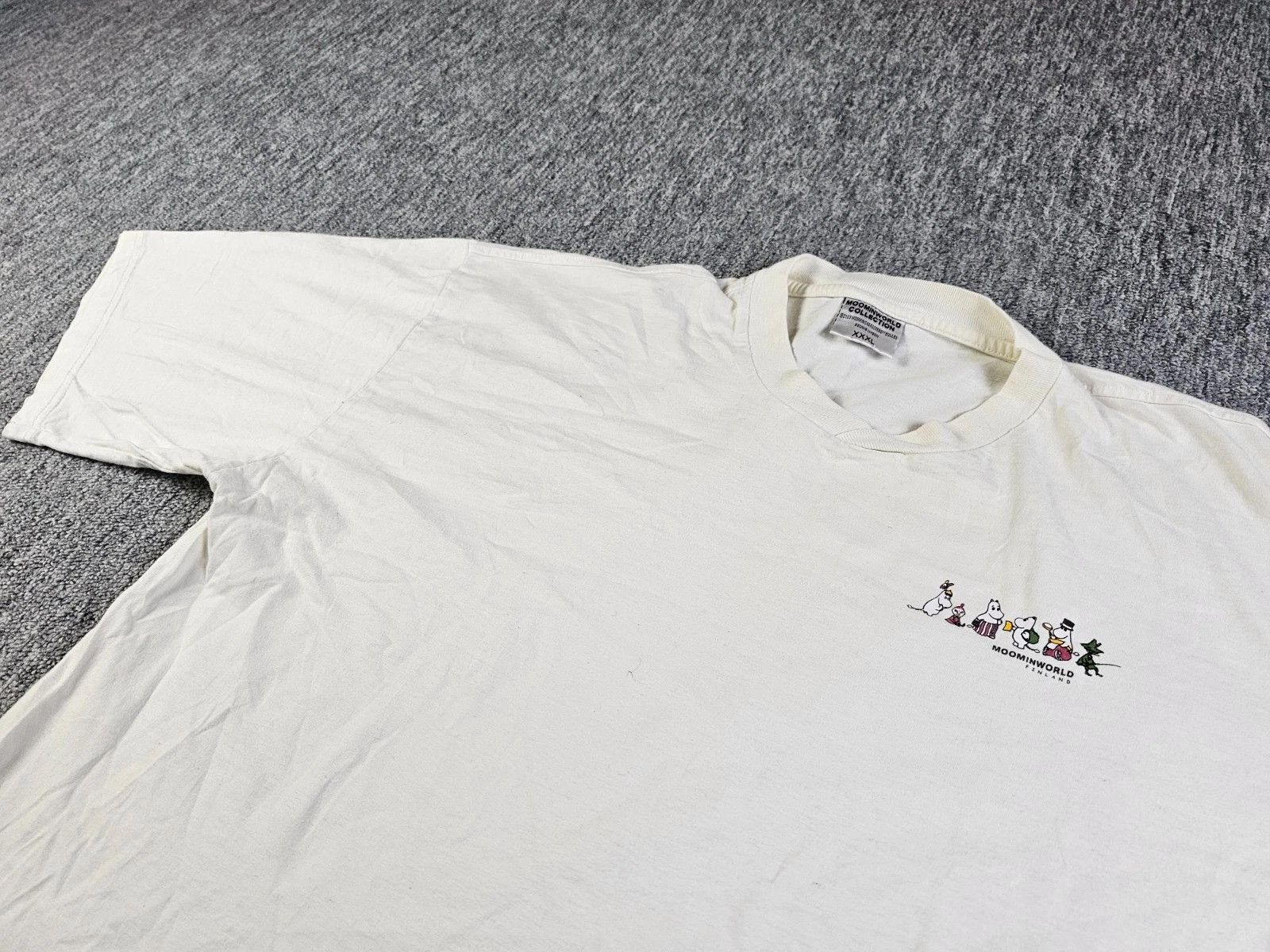 Other Moominworld 2003 Full Cast Graphic Tee White Cotton 3XL XXXL Size US XXL / EU 58 / 5 - 6 Thumbnail