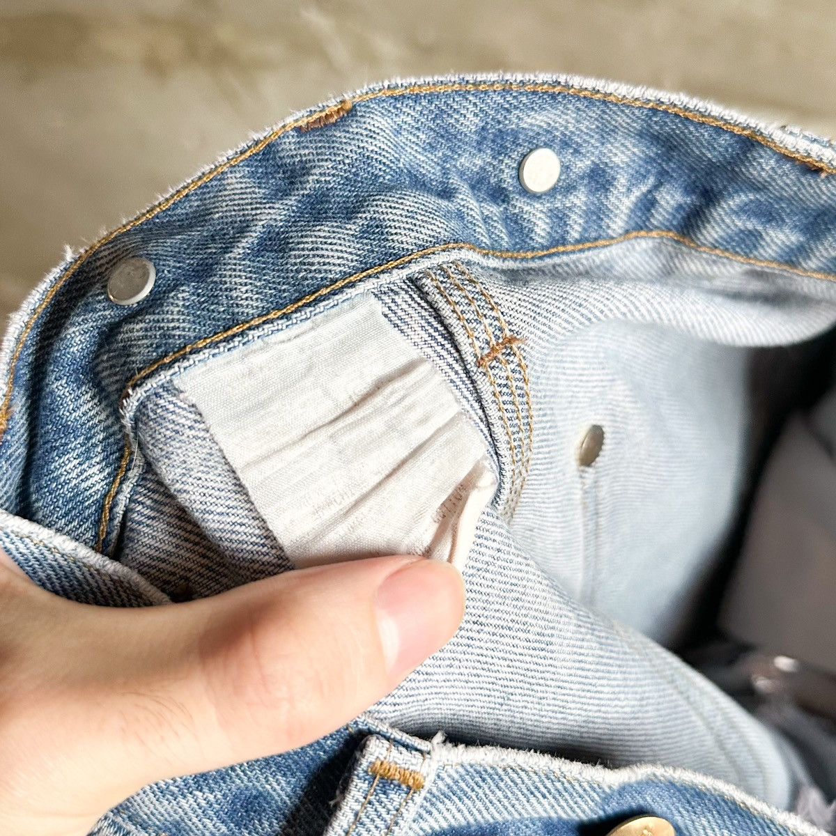 Carhartt Vintage Carhartt THRASHED Double Knee Carpenter Denim Size US 32 / EU 48 - 8 Thumbnail
