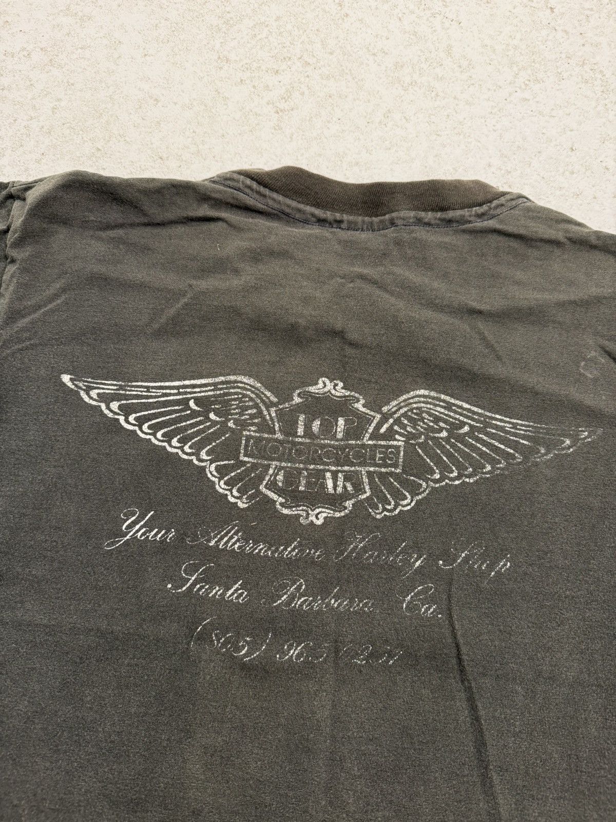 Harley Davidson Vintage 1987 Anvil Harley-Davidson Born In The USA T-Shirt Size US L / EU 52-54 / 3 - 12 Thumbnail