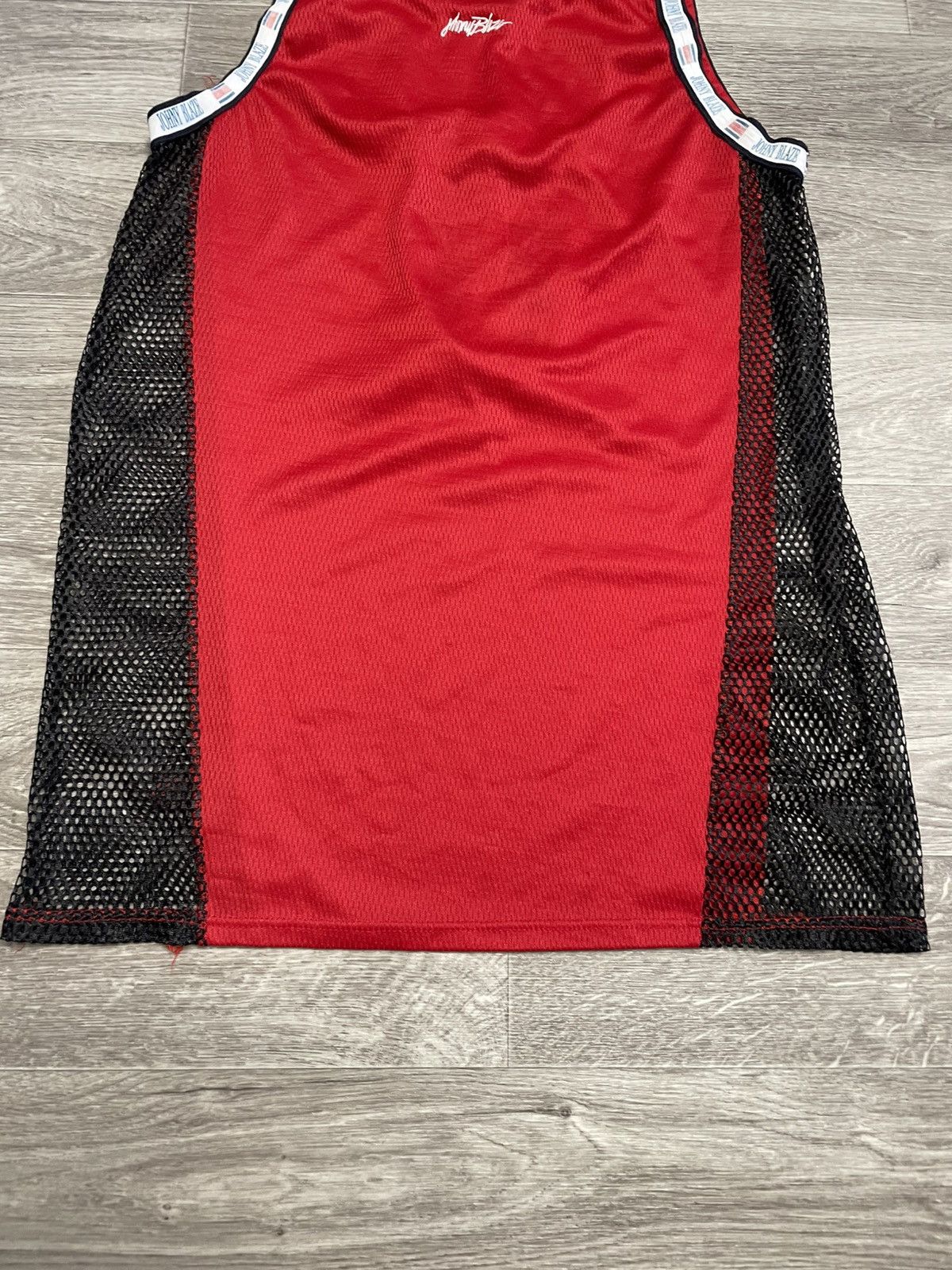 Warrior Warriors Johny Blaze NBA Jersey Tank Top 90s Size US XL / EU 56 / 4 - 16 Thumbnail