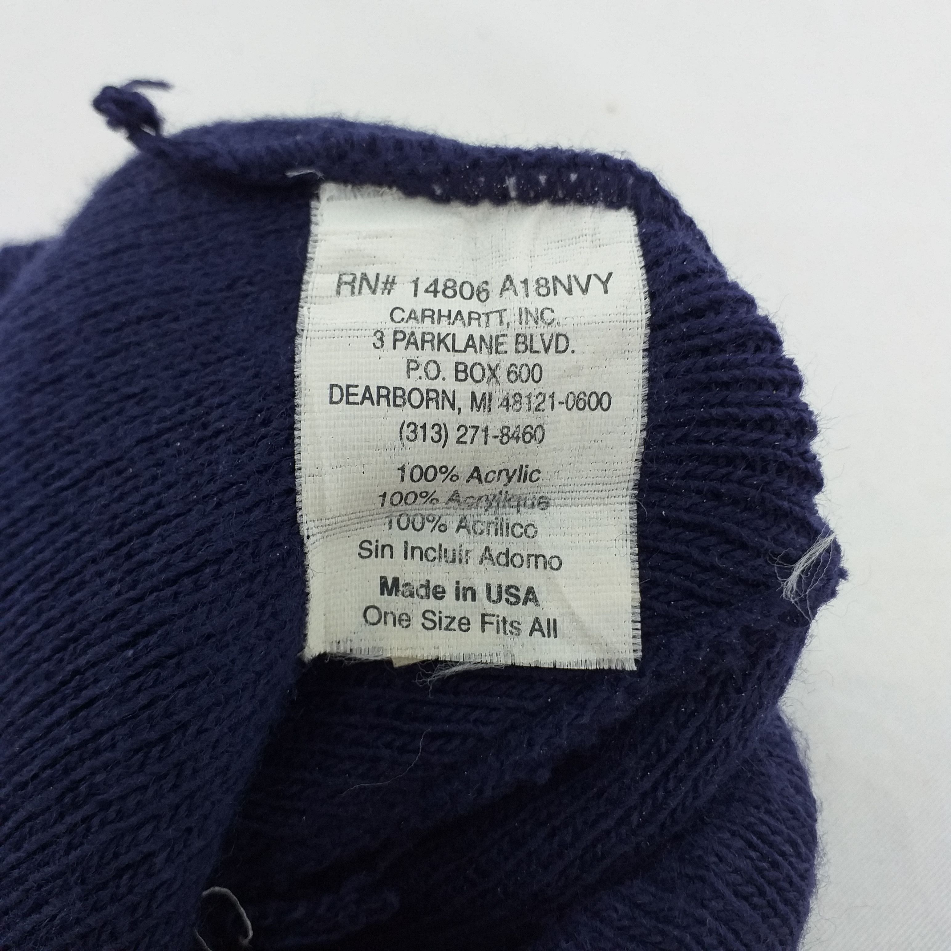 Carhartt Carhartt Plain Snow Cap Hat Beanie -BN096 Size ONE SIZE - 4 Thumbnail