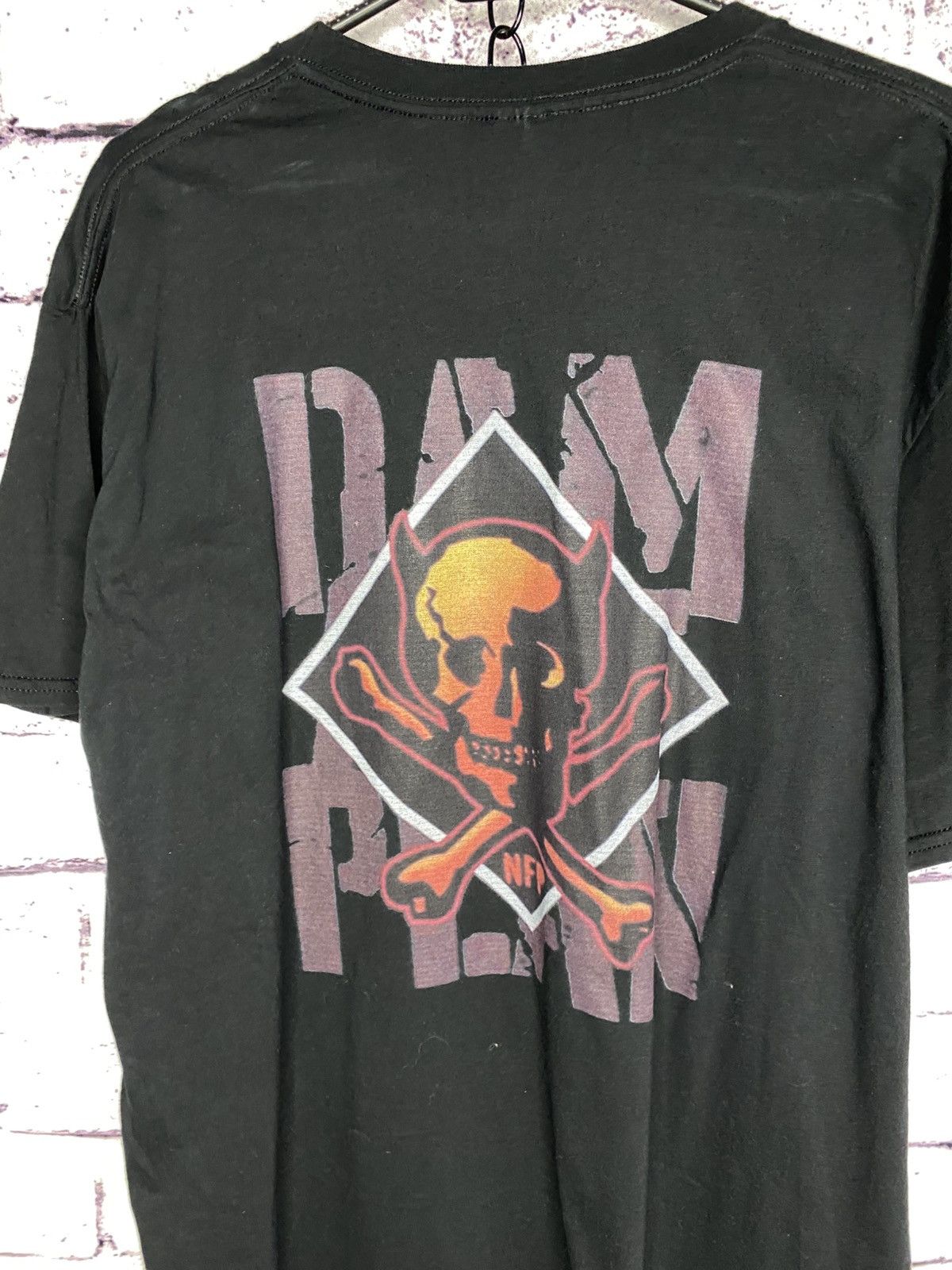 Band Tees Men's Vintage T-Shirt Damage Plan NFP Graphic Tee Y2K Logo Size US XXL / EU 58 / 5 - 11 Thumbnail