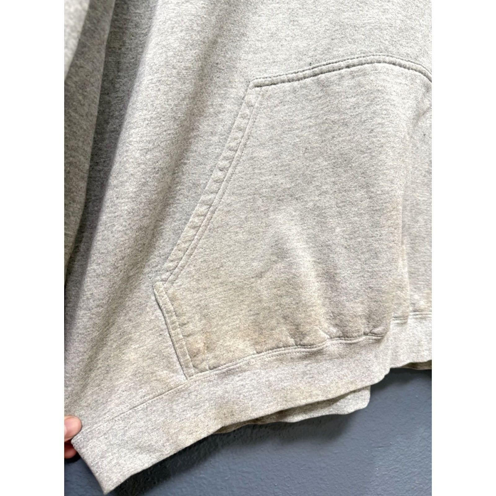Nike VINTAGE Nike Hoodie Gray Check Swoosh 2XL Men’s Size US XXL / EU 58 / 5 - 4 Thumbnail