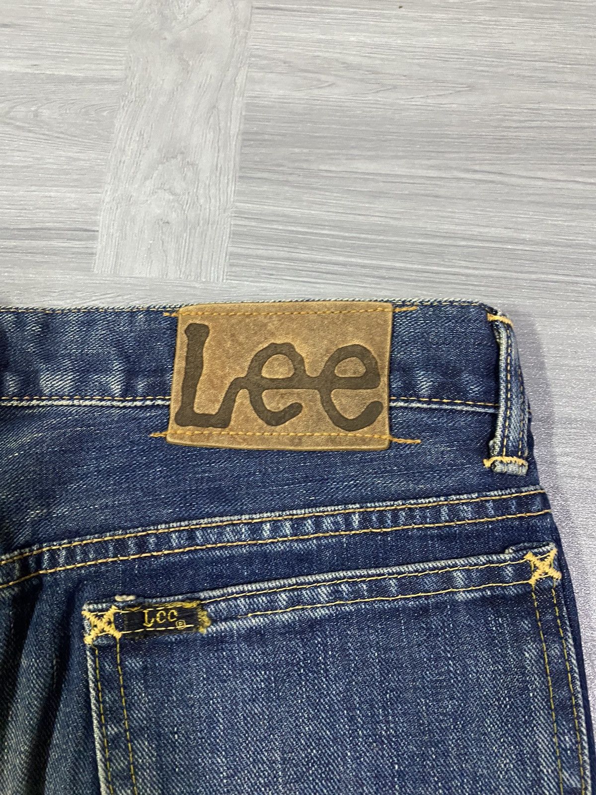 Lee Vintage Lee Riders Fadded Blue Denim Size US 33 - 24 Thumbnail