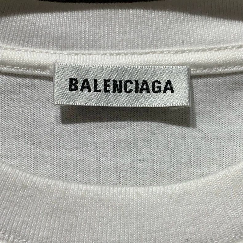 Balenciaga Balenciaga Crown Wheat Spike White Short Sleeve Size US S / EU 44-46 / 1 - 4 Thumbnail