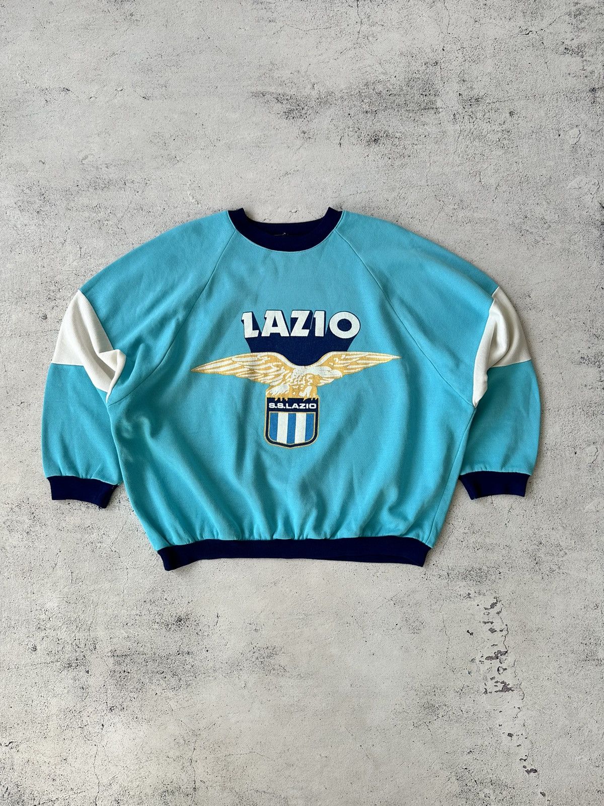 Vintage 1990/91 Lazio Le Felpe Dei Grandi Club Sweatshirt Size US M / EU 48-50 / 2 - 1 Thumbnail