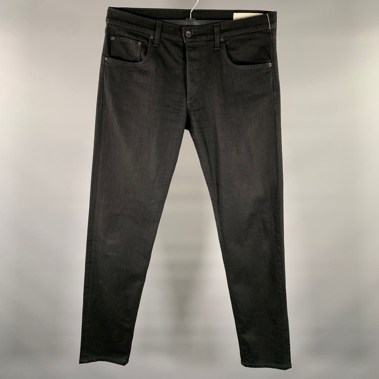 Rag & Bone RAG & BONE Size 34 Black Heather Button Up Jeans Size US 34 / EU 50 - 1 Thumbnail