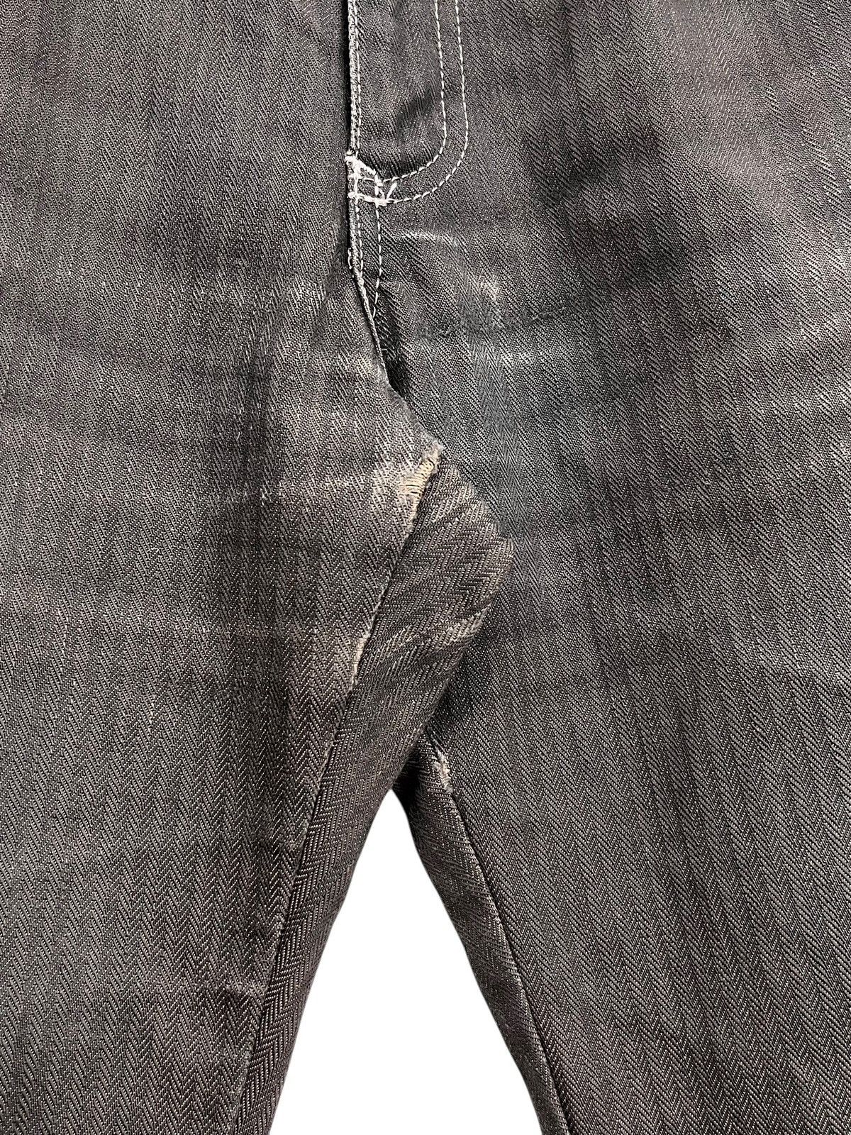 Issey Miyake Vintage TETE HOMME Classic Twill Weave Cotton Mudwash Brown Size US 29 - 5 Thumbnail