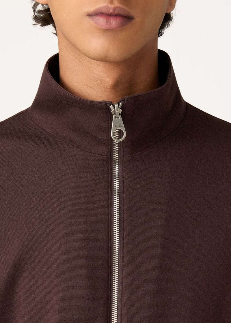 Loro Piana o1srvl11e0526 FAO7460 LP Bomber Jacket in Sugar Plum Size US M / EU 48-50 / 2 - 3 Thumbnail
