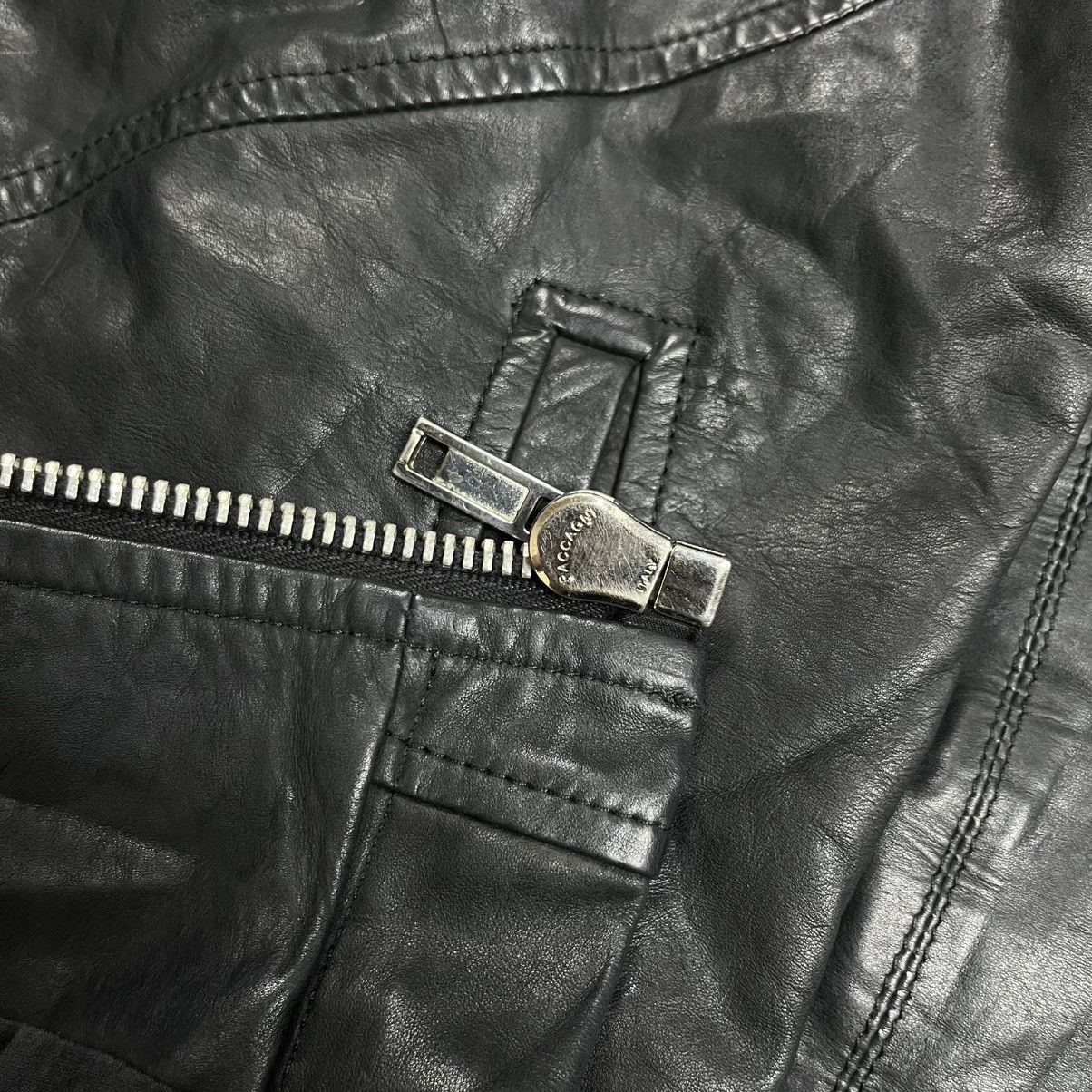 Rick Owens Rick owens high neck leather jacket Size US S / EU 44-46 / 1 - 10 Thumbnail