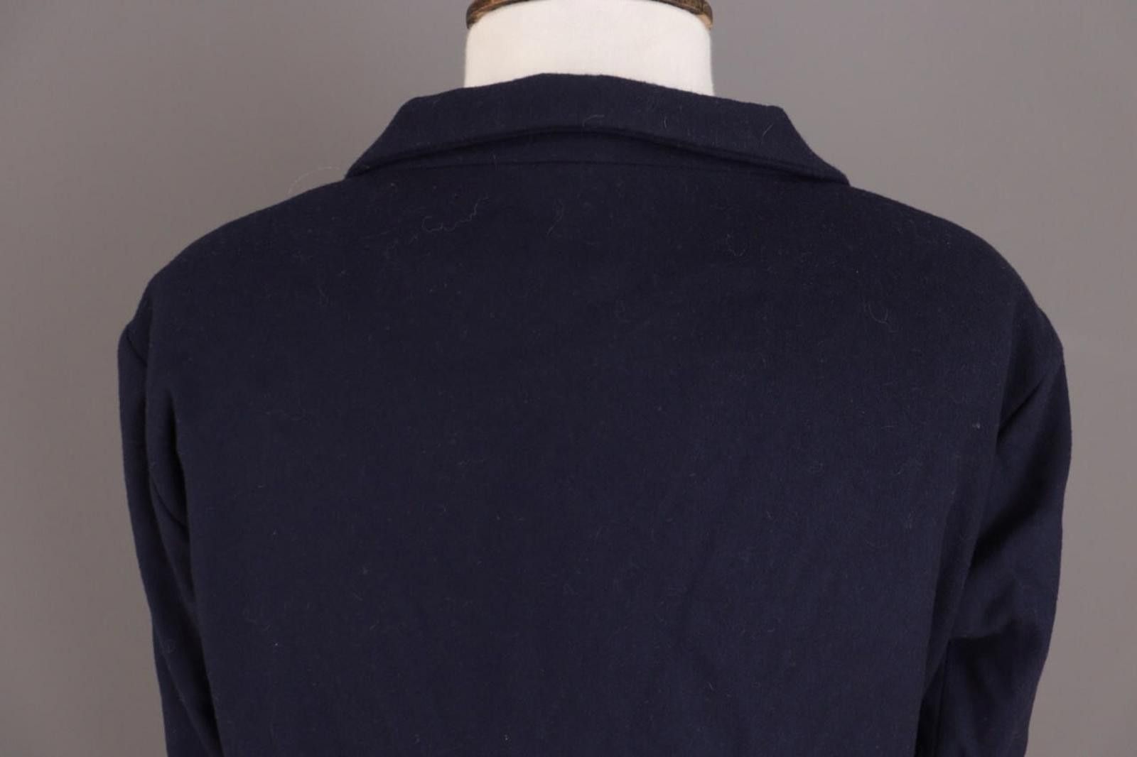 Designer Cinzia Rocca Blue Wool Cashmere Size I 46 / GB 14 / USA 10 Size L / US 10 / IT 46 - 12 Thumbnail
