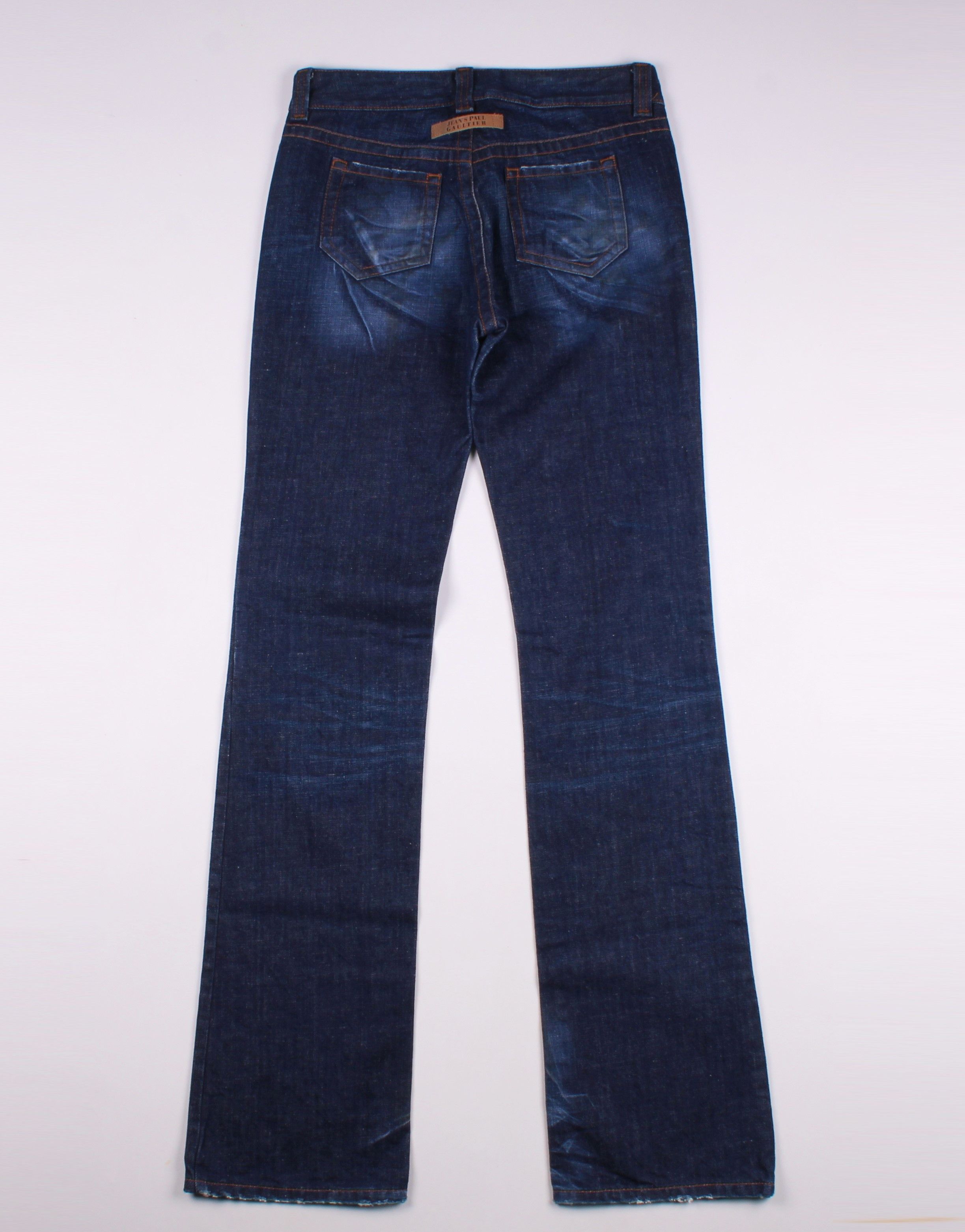 Jean Paul Gaultier Vintage Jean Paul Gaultier Faded Dirty Bootcut Jeans Size 30" / US 8 / IT 44 - 9 Thumbnail