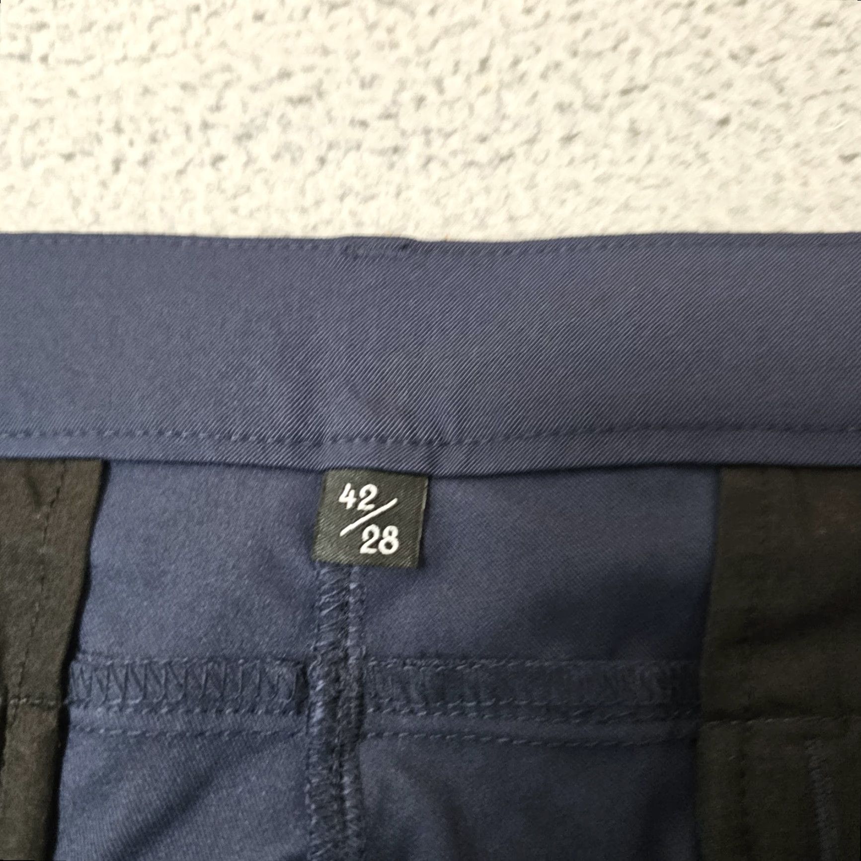 Vintage Public Rec Pants Mens 42x26 Navy All Day Every Day Slim Fit Stretch Athletic Pants Mens 42x26 Navy Size US 42 / EU 58 - 3 Thumbnail