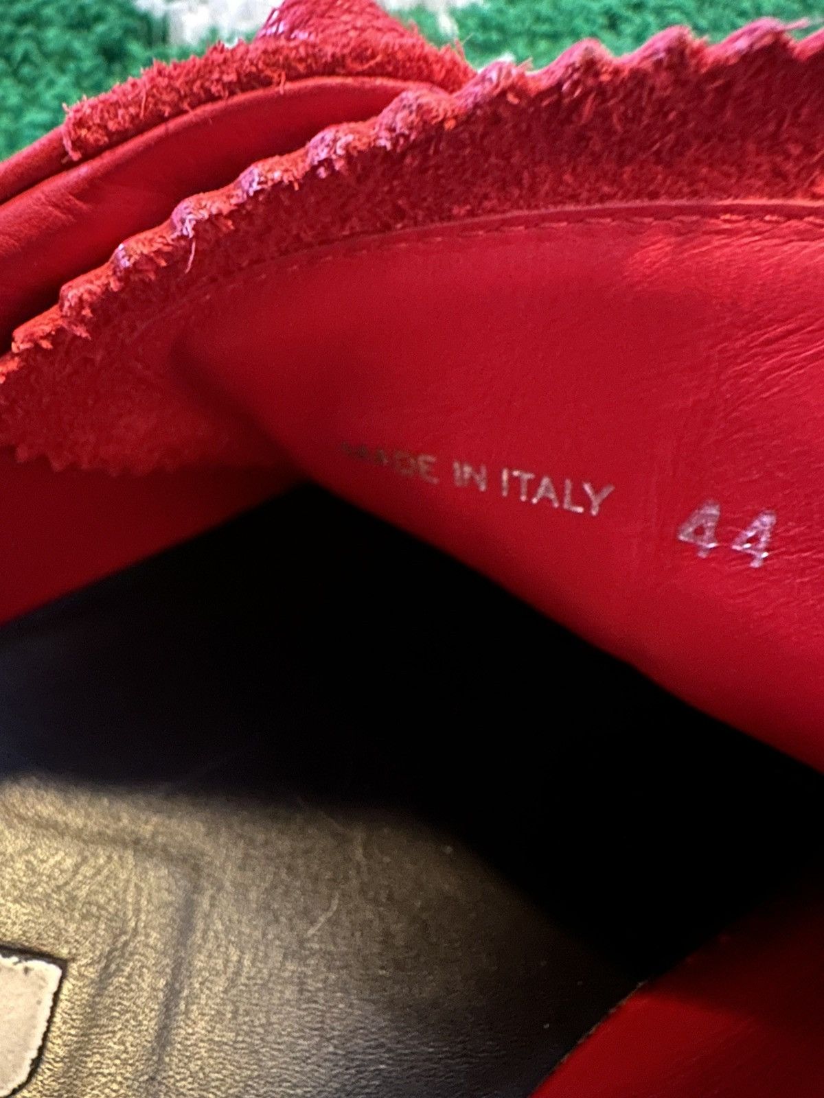 Off-White OW Perforated Sneakers Red 11 Size US 11 / EU 44 - 8 Thumbnail