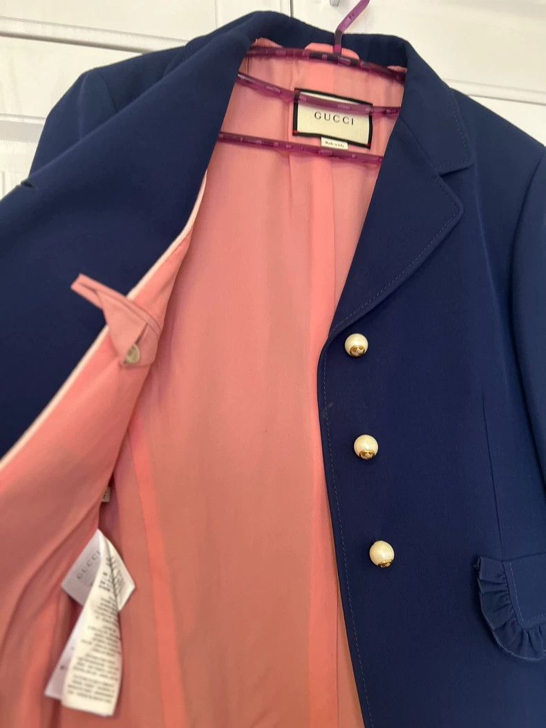 Gucci Gucci Dark blue suit 2502-Nextarrow Size 42R - 3 Thumbnail