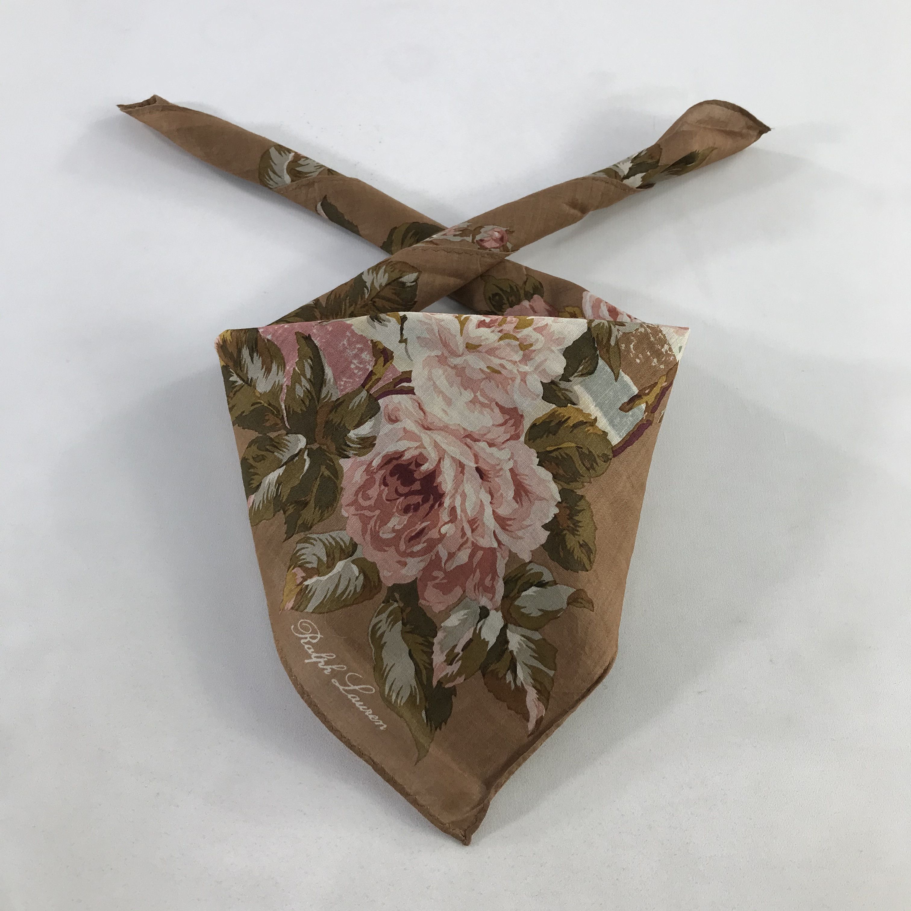 Ralph Lauren × Vintage Ralph Lauren Bandana / Handkerchief / Neckerchief - S1050 Size ONE SIZE - 3 Thumbnail