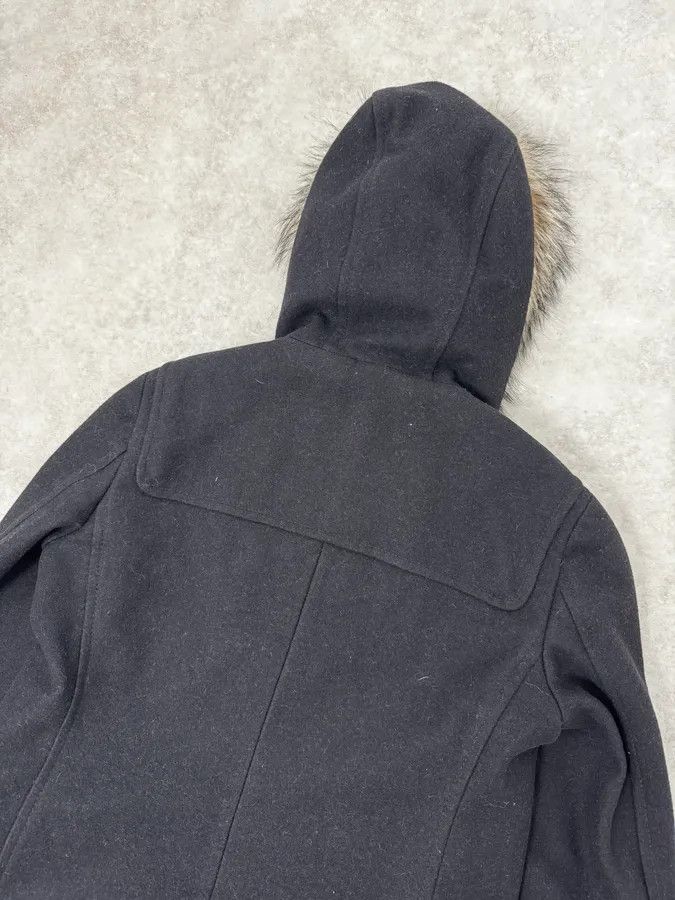 Prada 2000s Prada Fur Hooded Pins Straps Wool Long Jacket Size S / US 4 / IT 40 - 7 Thumbnail