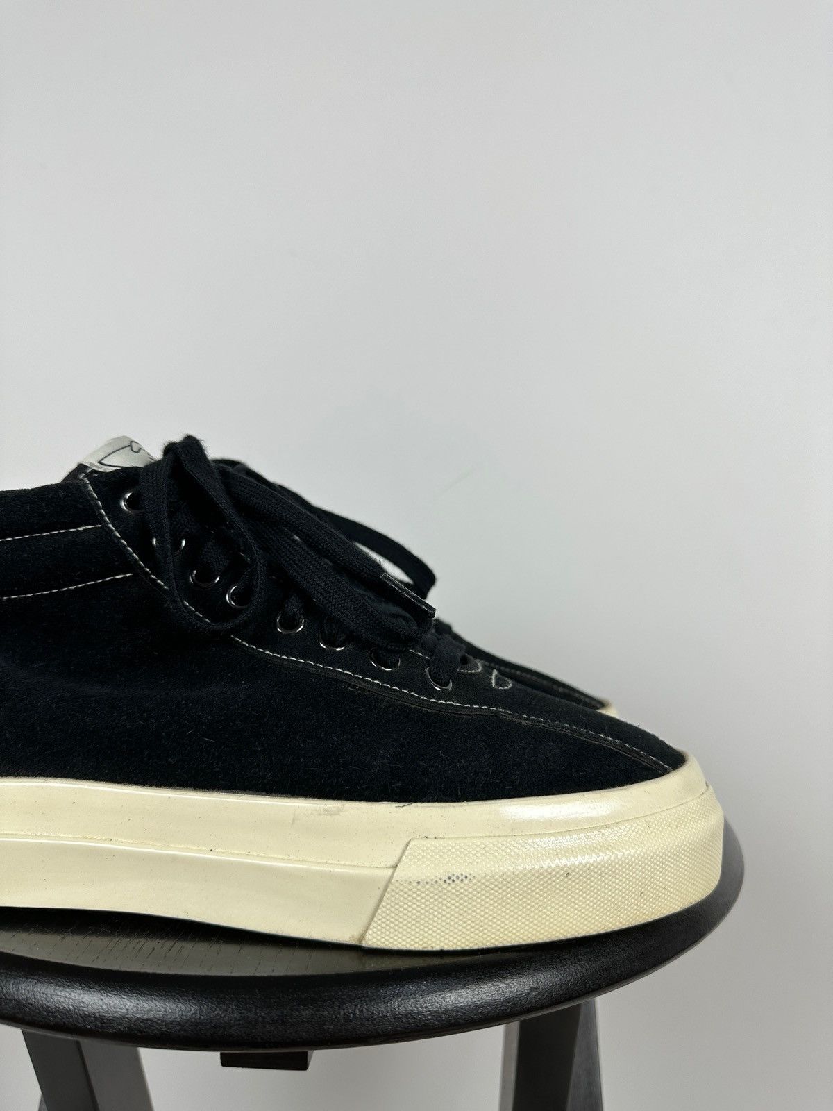 Stepney Workers Club Stepney Workers Club Black Suede Hi-Top Sneakers Size US 7 / EU 40 - 15 Thumbnail