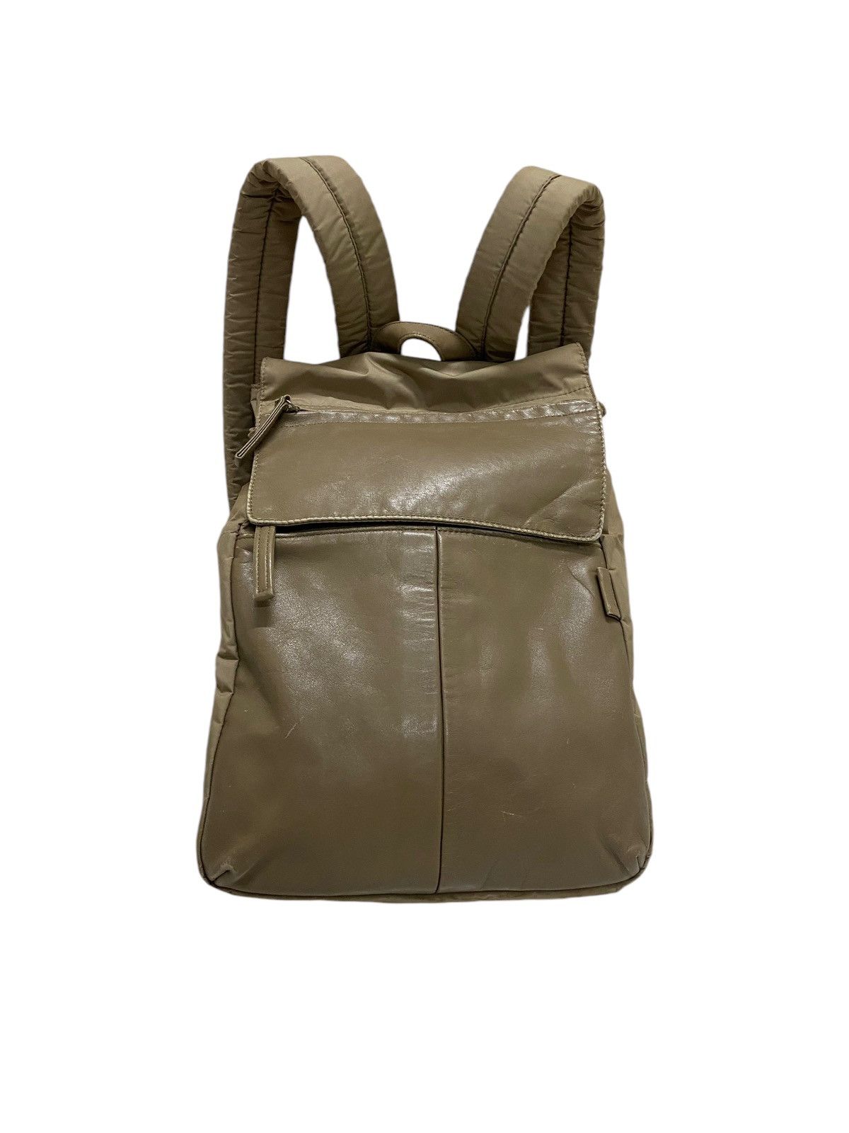 Yohji Yamamoto Y'saccs Leather Backpack Size ONE SIZE - 3 Thumbnail