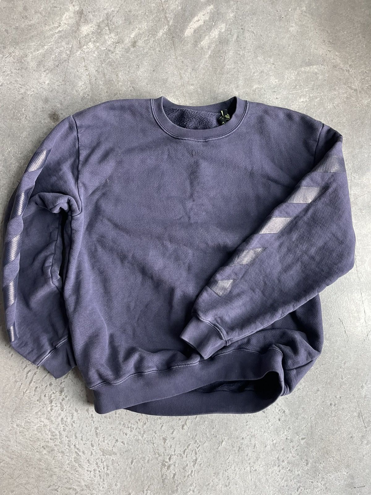 Off-White Off-White Tonal Crewneck Sweatshirt in Navy Size US L / EU 52-54 / 3 - 6 Thumbnail