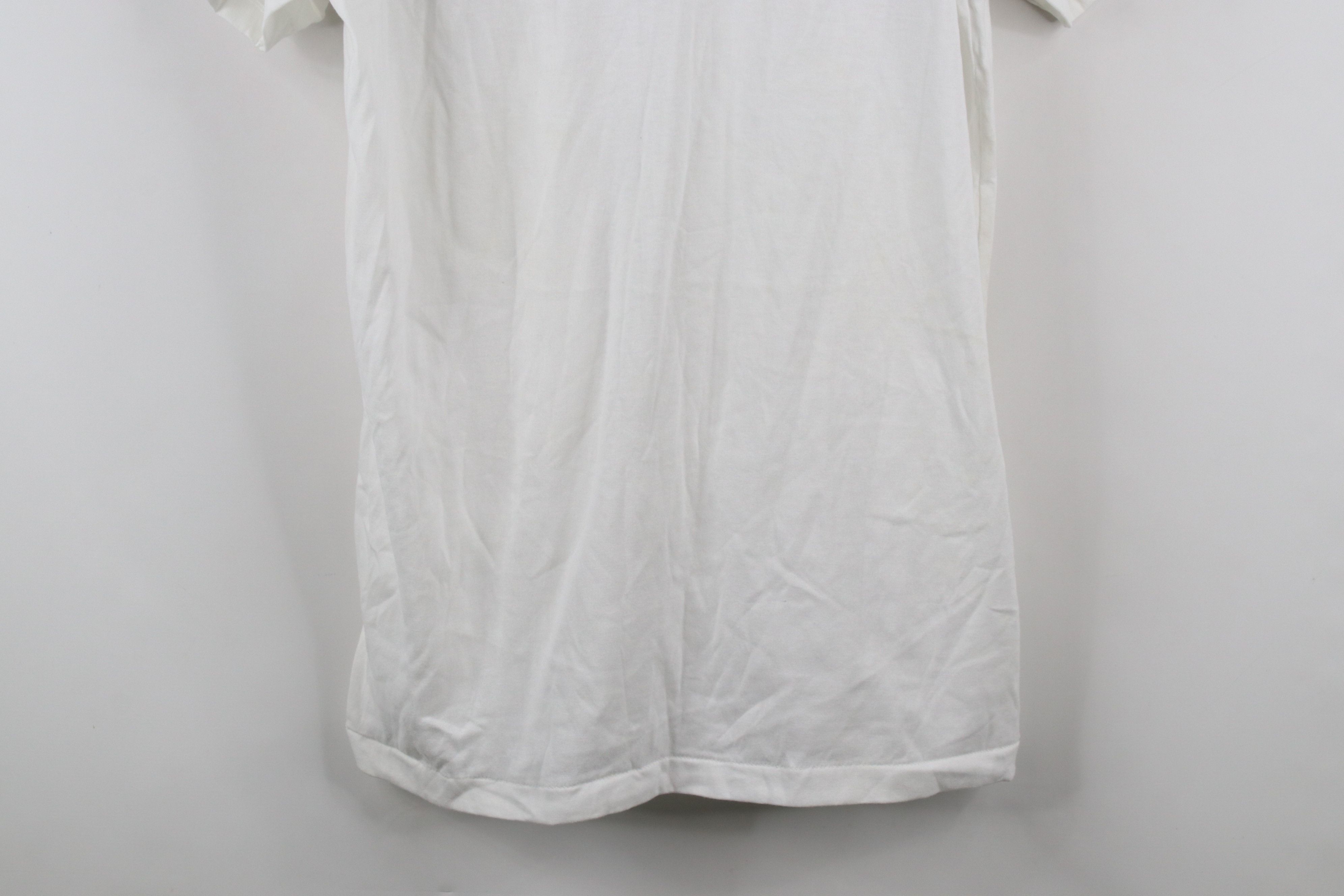 Vintage Deadstock Vintage 80s 90s Streetwear Henley T-Shirt White Size US L / EU 52-54 / 3 - 3 Thumbnail