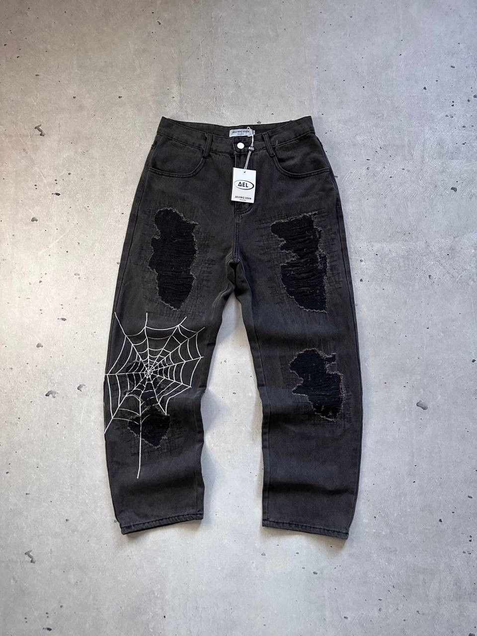Spyder Aelfric Eden Spider Logo Jeans Opium Y2K Pants SK8 Size US 30 / EU 46 - 1 Thumbnail