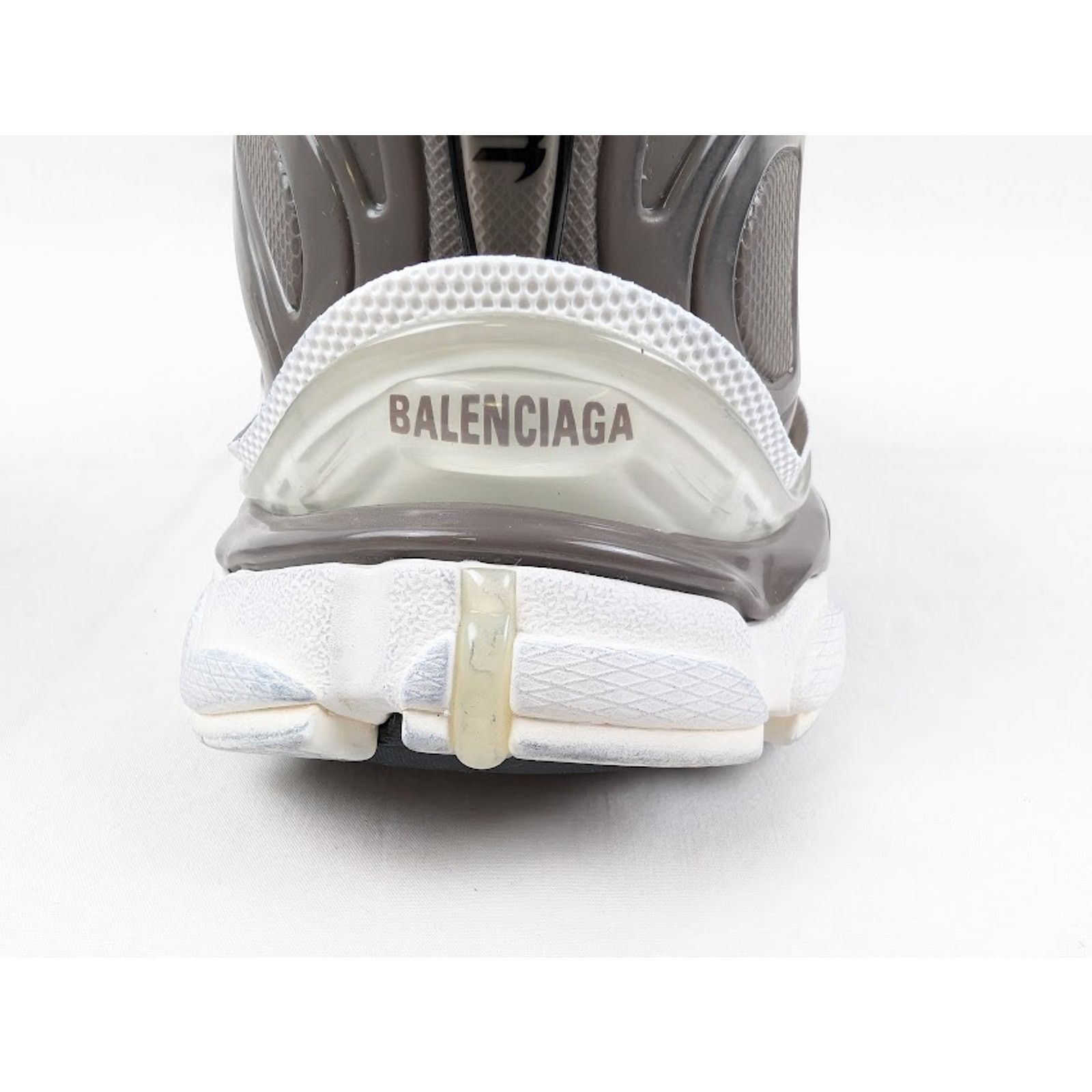 Balenciaga o1rshd1 Runner Hi-Top Sneakers in Grey/White/Black Size US 12 / EU 45 - 6 Thumbnail