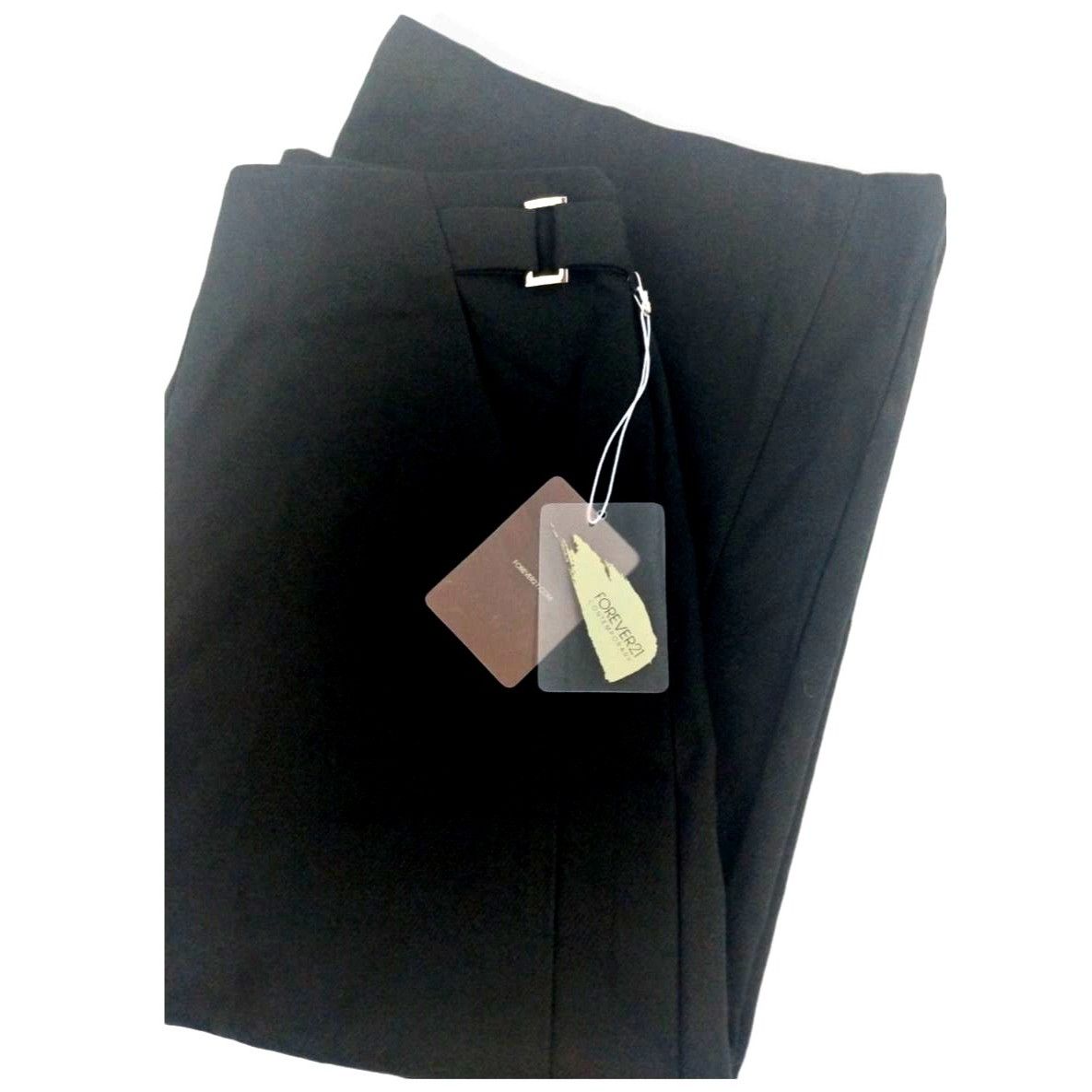 Forever 21 Forever 21 Misses S/P Small Petite Black Capri Gaucho Pants Size 28" / US 6 / IT 42 - 2 Thumbnail