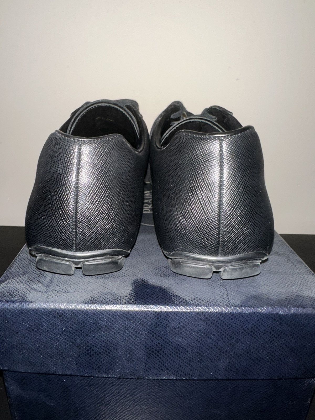 Prada Men’s Prada Calzature Uomo Black Size 10 Size US 10 / EU 43 - 4 Thumbnail