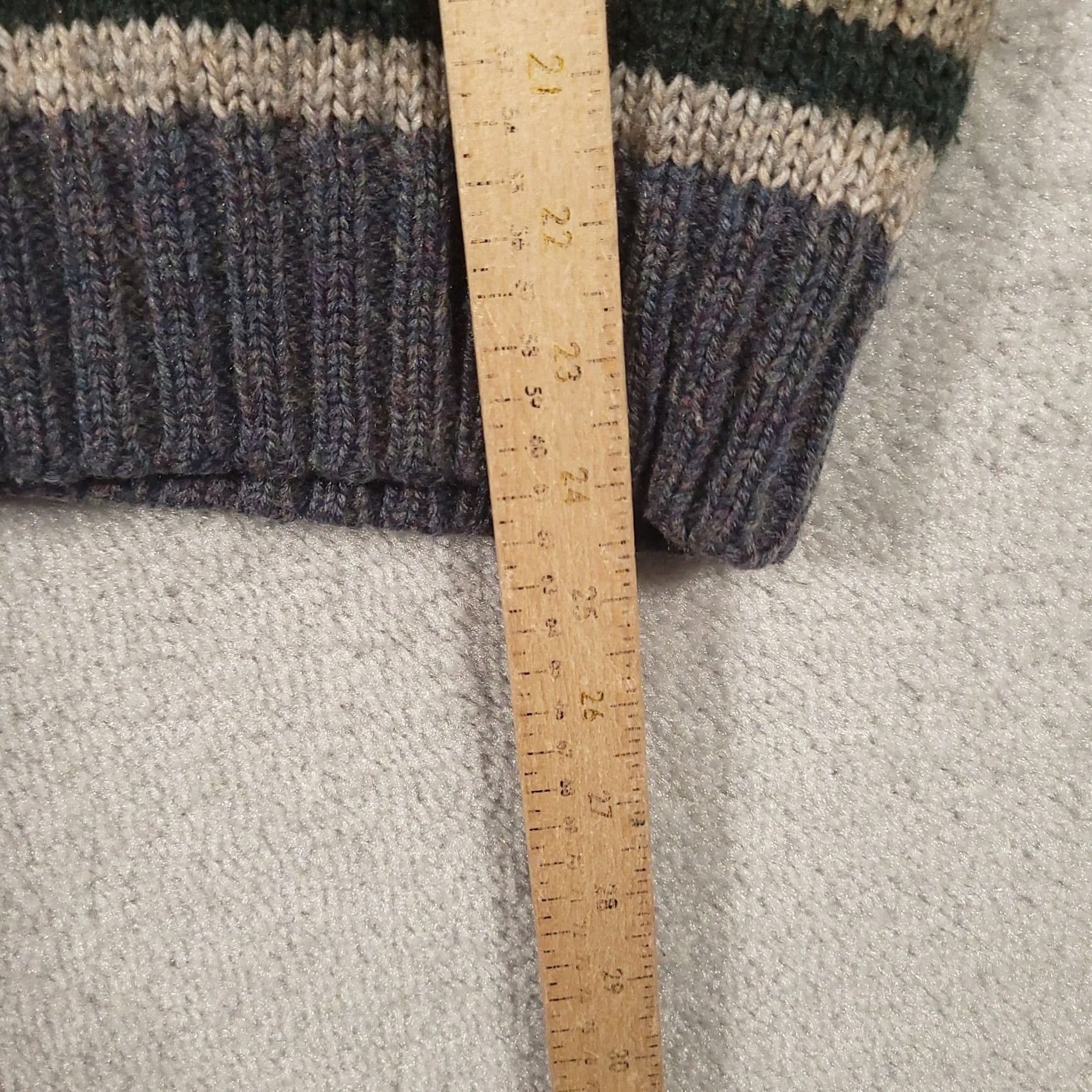 CO VINTAGE Aspetuck Trading Co Sweater Mens L Striped 90s Grandpa Crew Wool Size US L / EU 52-54 / 3 - 6 Thumbnail