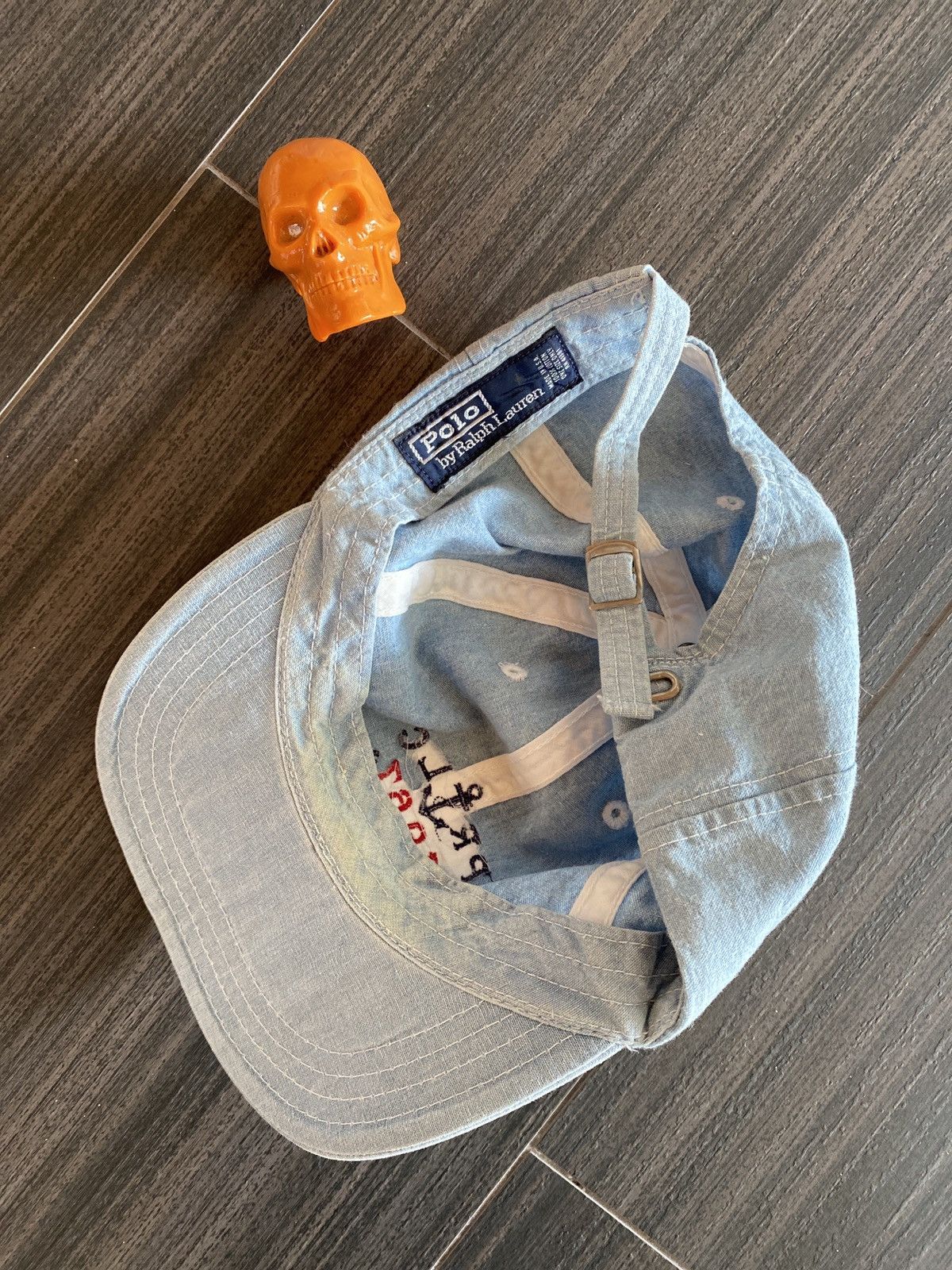 Polo Ralph Lauren × Vintage 90s Polo usa made adjustable cap Size ONE SIZE - 3 Thumbnail