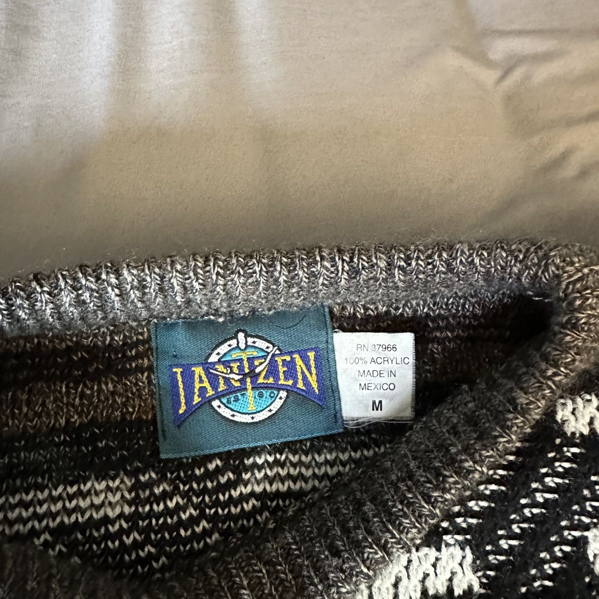 Jantzen Vintage Abstract Brown Pattern Knitted Sweater Size US M / EU 48-50 / 2 - 3 Thumbnail