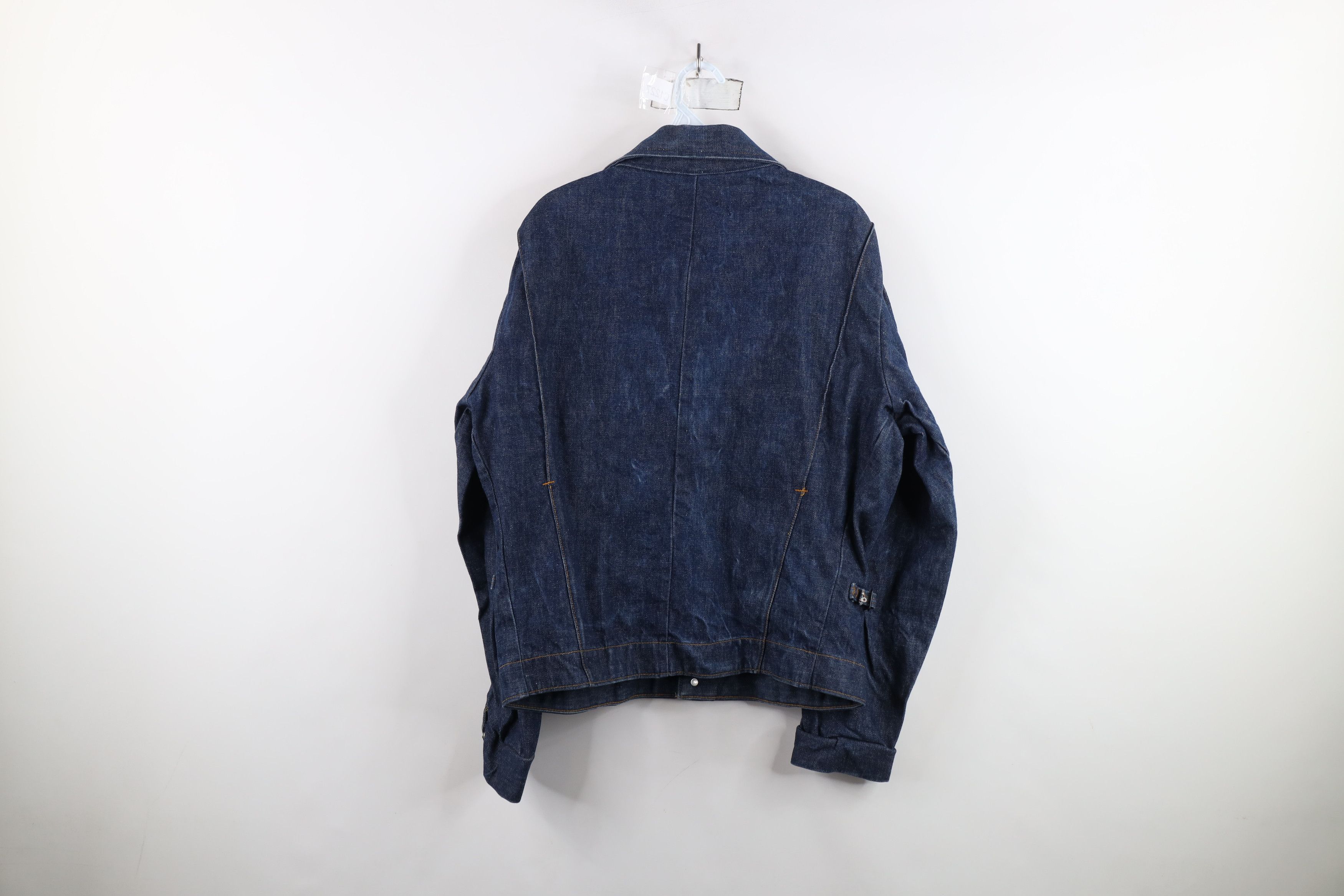 Vintage Vintage 60s Streetwear Buckle Denim Jean Trucker Jacket USA Size US XL / EU 56 / 4 - 12 Thumbnail