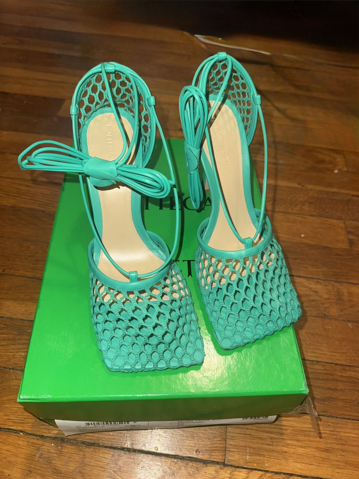 Bottega Veneta BOTTEGA VENETA Stretch Ankle Strap Sandals Size US 8 / IT 38 - 1 Thumbnail