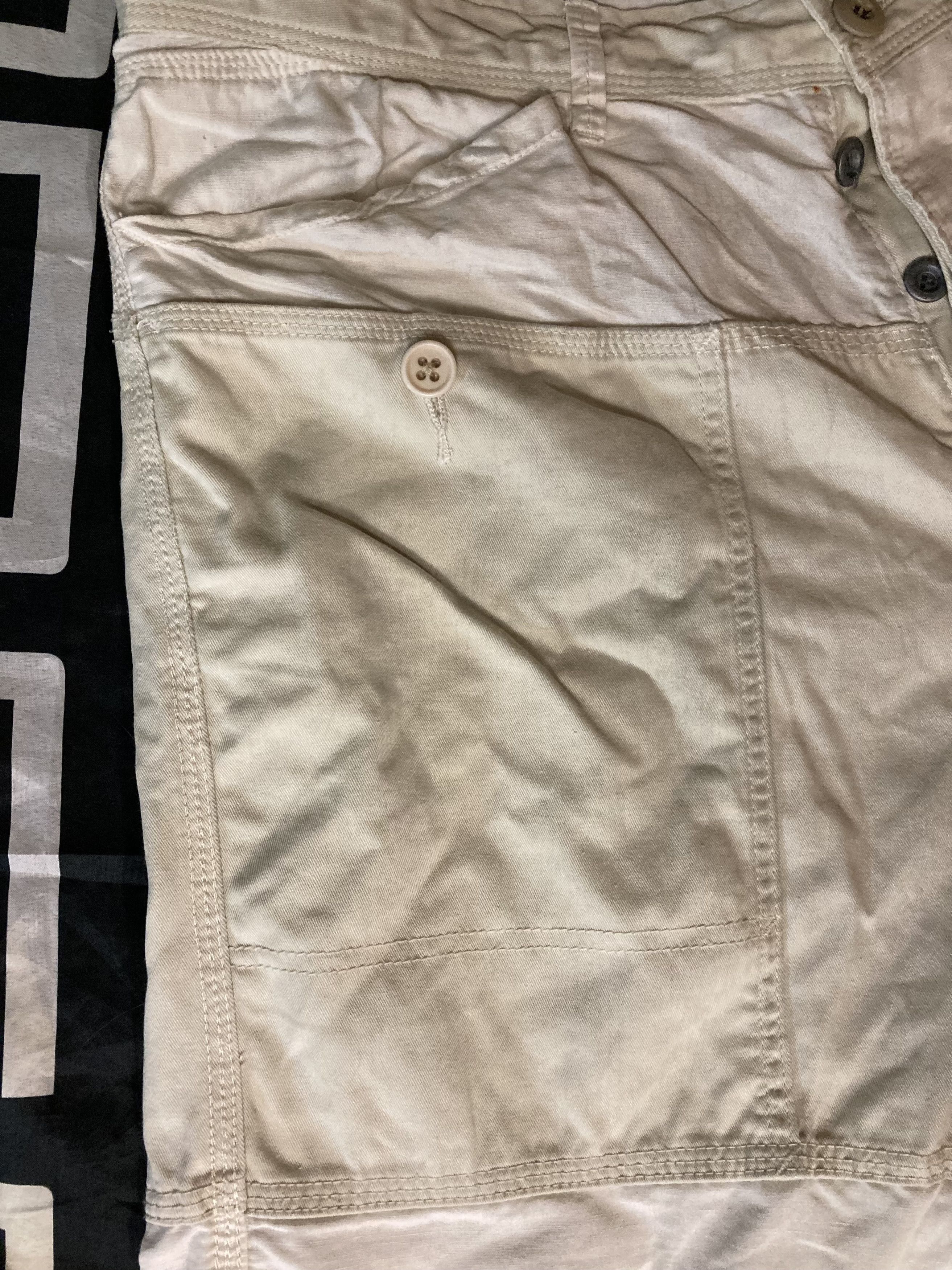 Diesel Vintage Diesel Distressed Cargo Utility Combat Shorts Size US 33 - 6 Thumbnail
