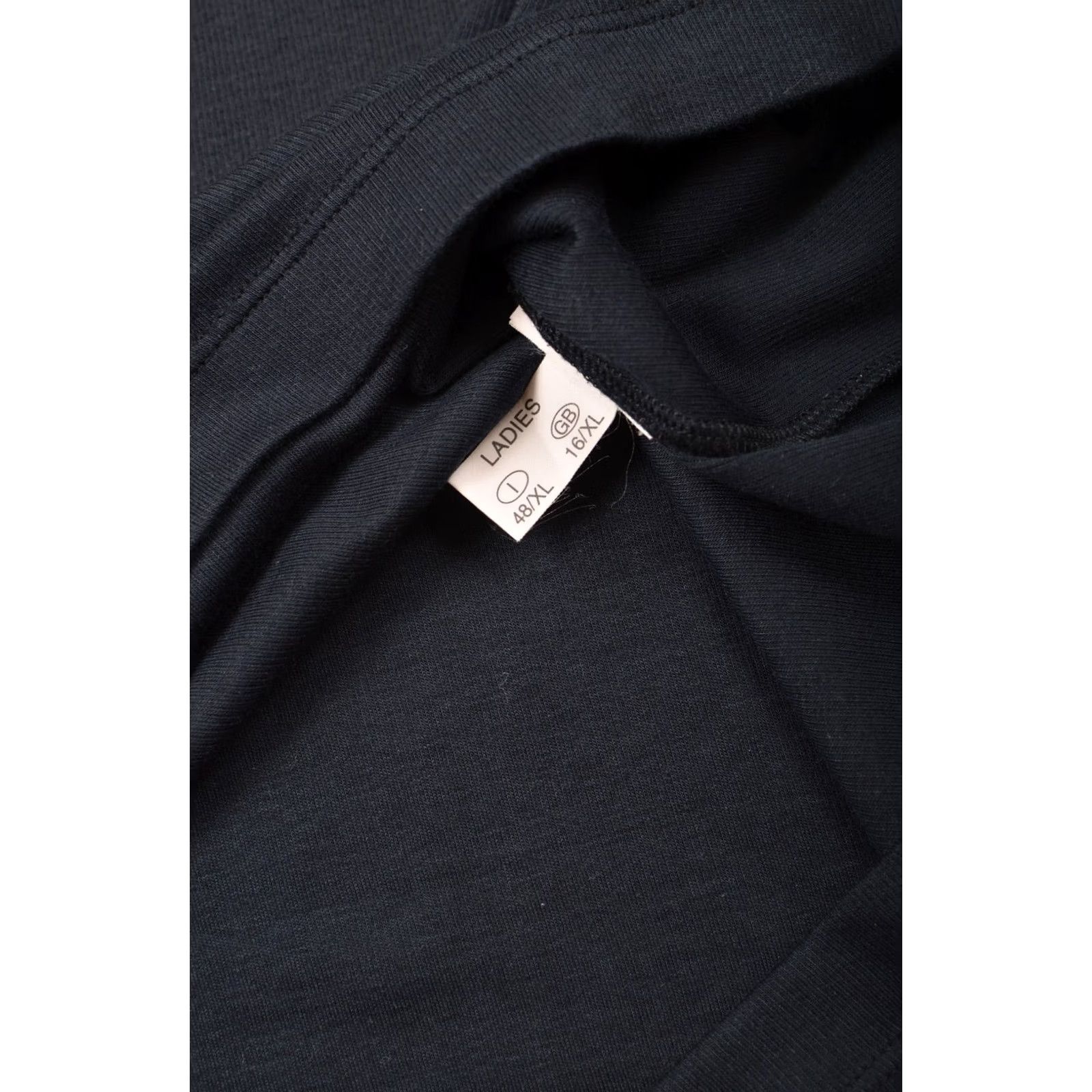 Fabiana Filippi Fabiana Filippi W'S Dark Blue Cotton Blend V-Neck SS Shirt Made in Italy XL Size XL / US 12-14 / IT 48-50 - 3 Thumbnail