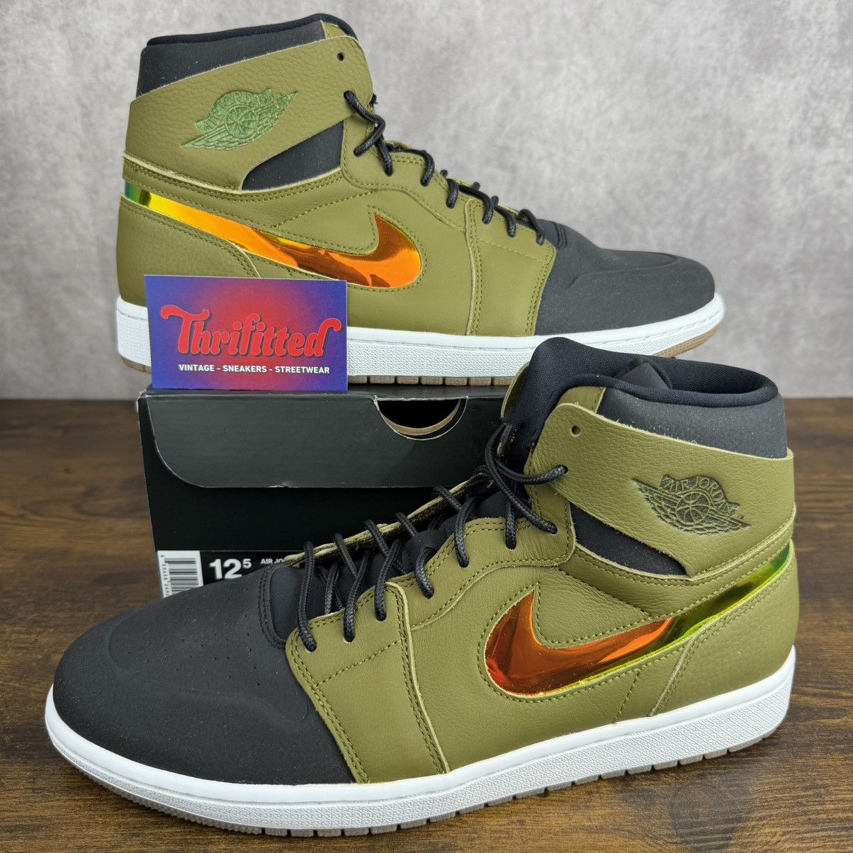 NEW Air Jordan 1 Retro High Nouveau Militia Green 819176-306