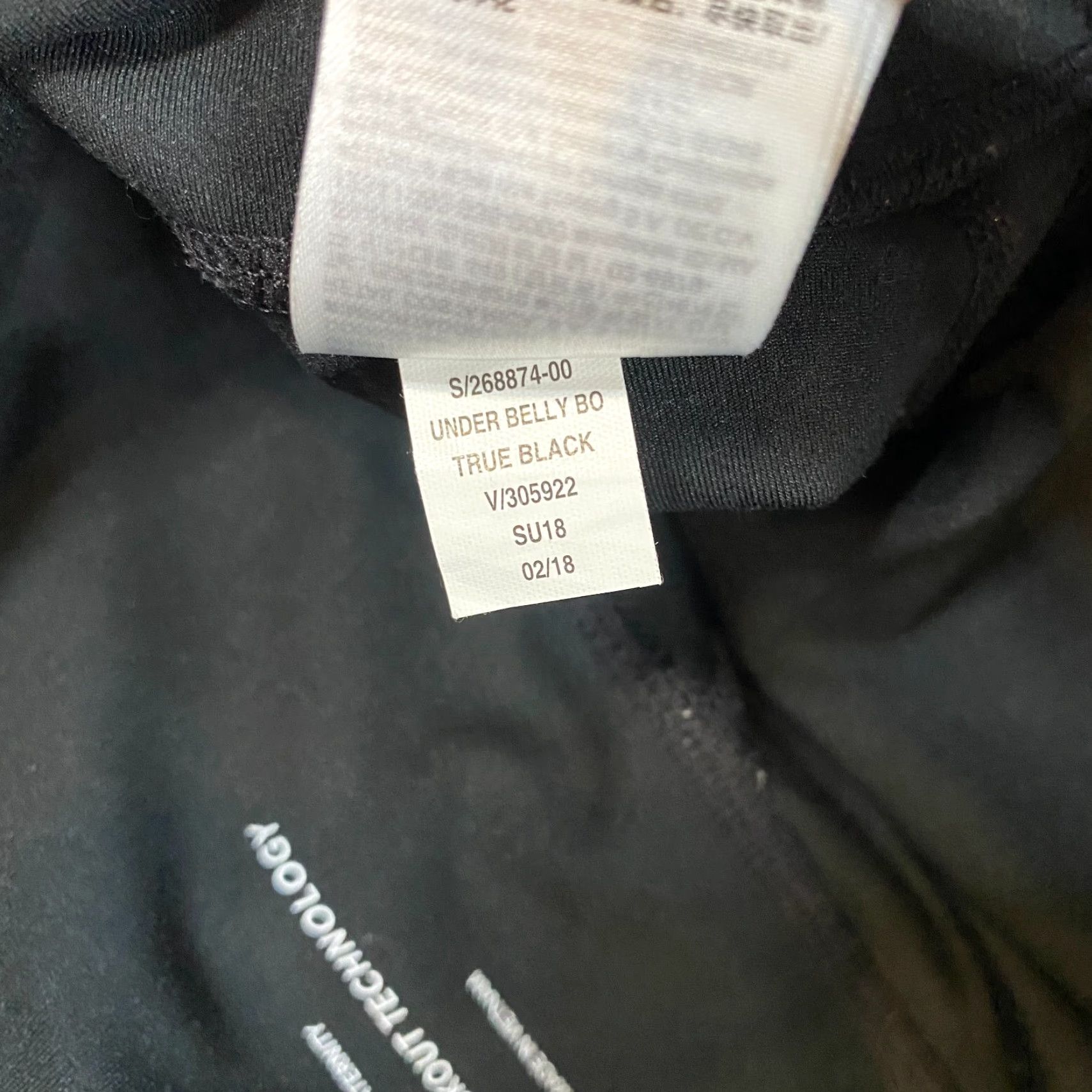 Gap Gapfit Leggings Maternity L Black Under Belly Blackout Technology Capri Women Size 36" / US 14 / IT 50 - 6 Thumbnail
