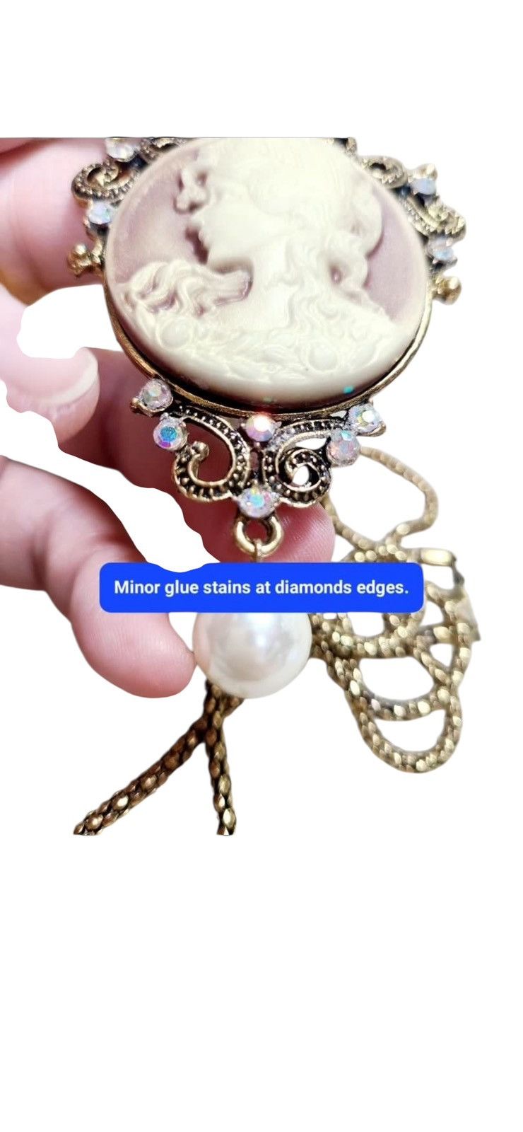 Swarovski Vintage Cameo Swarovski Long Necklace Size ONE SIZE - 5 Thumbnail