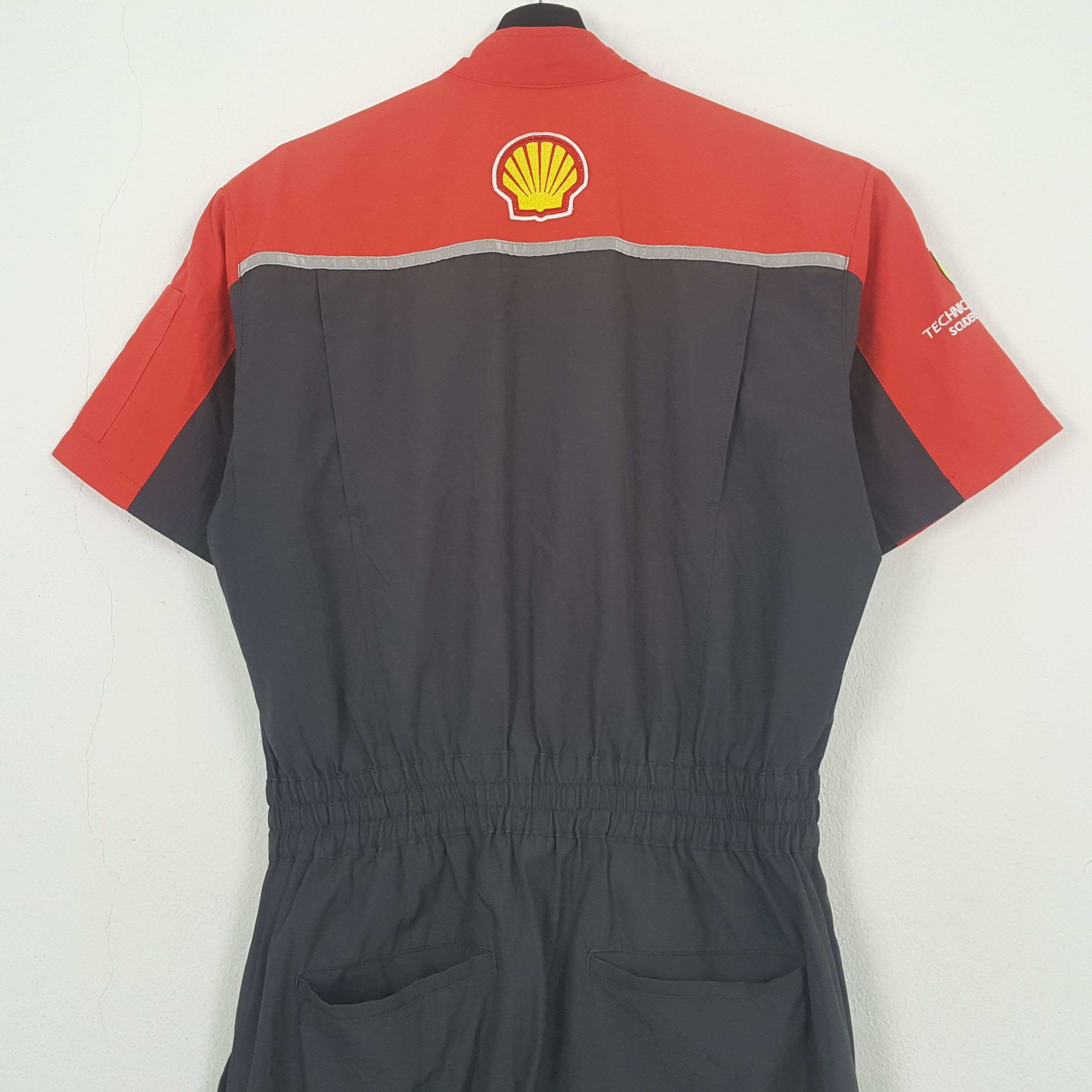 Vintage Shell Helix Motorsports Workwear Coverall Jacket C296N16 Size US M / EU 48-50 / 2 - 5 Thumbnail
