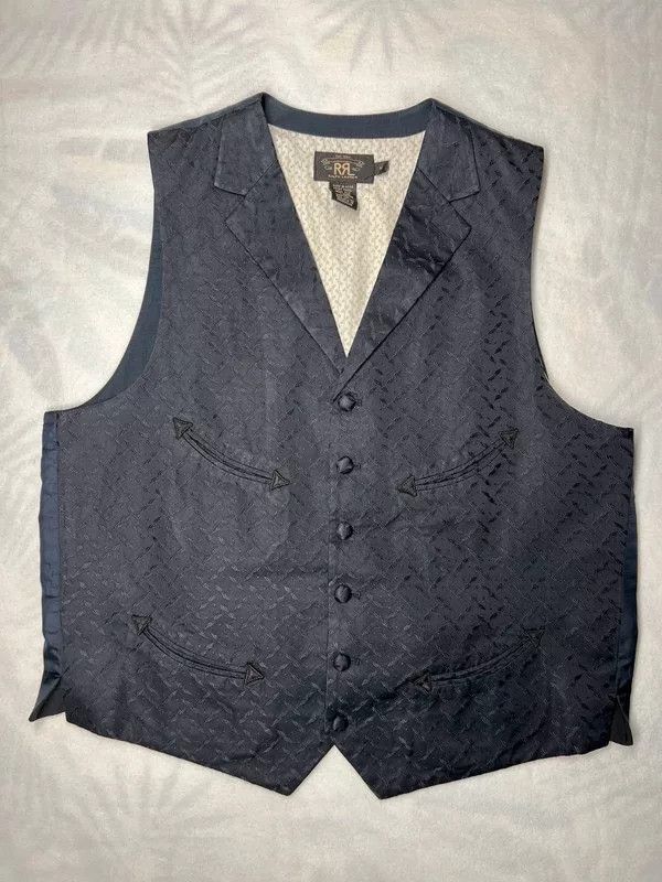 RRL Western Quilted Vest