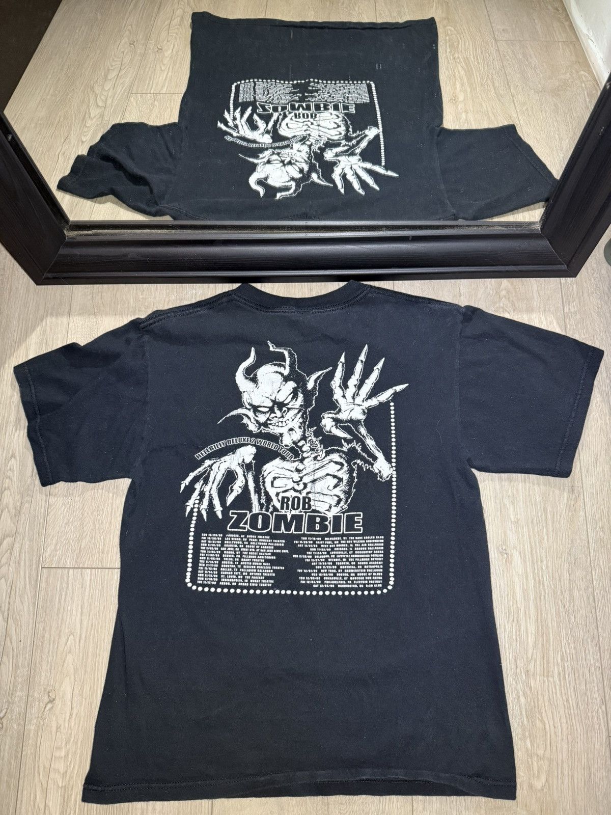 Band Tees × Vintage Vintage / Y2K Rob Zombie Hellbilly Deluxe 2 World Tour Size US M / EU 48-50 / 2 - 1 Thumbnail