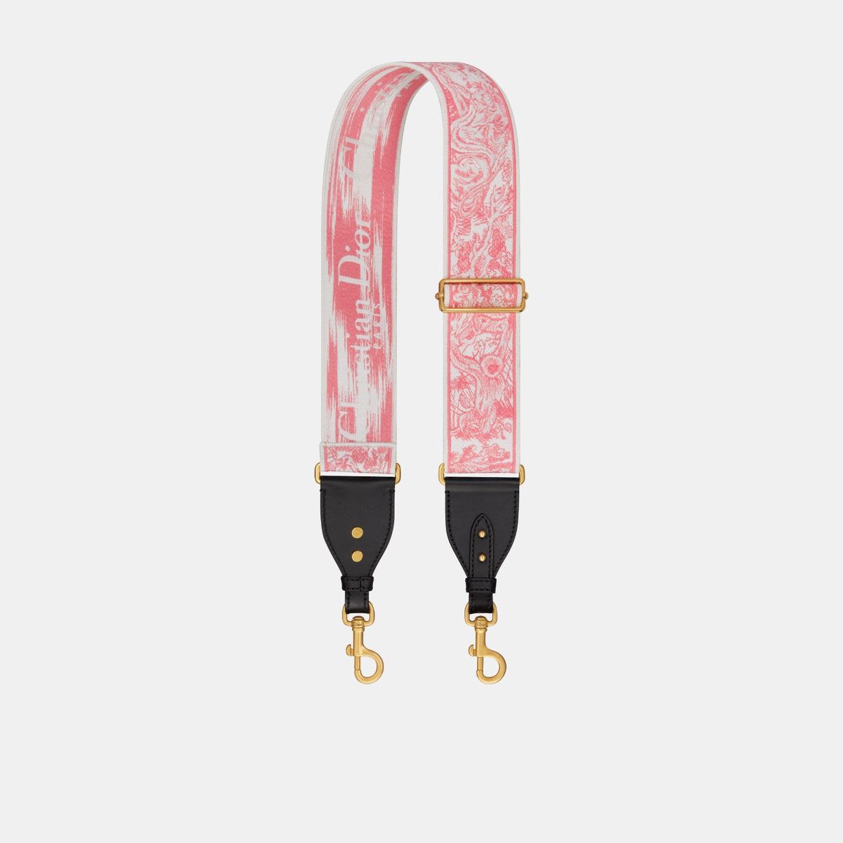 Dior o1bcso1str0226 Size:OS/Shoulder Strap in White/Pink Size ONE SIZE - 1 Thumbnail